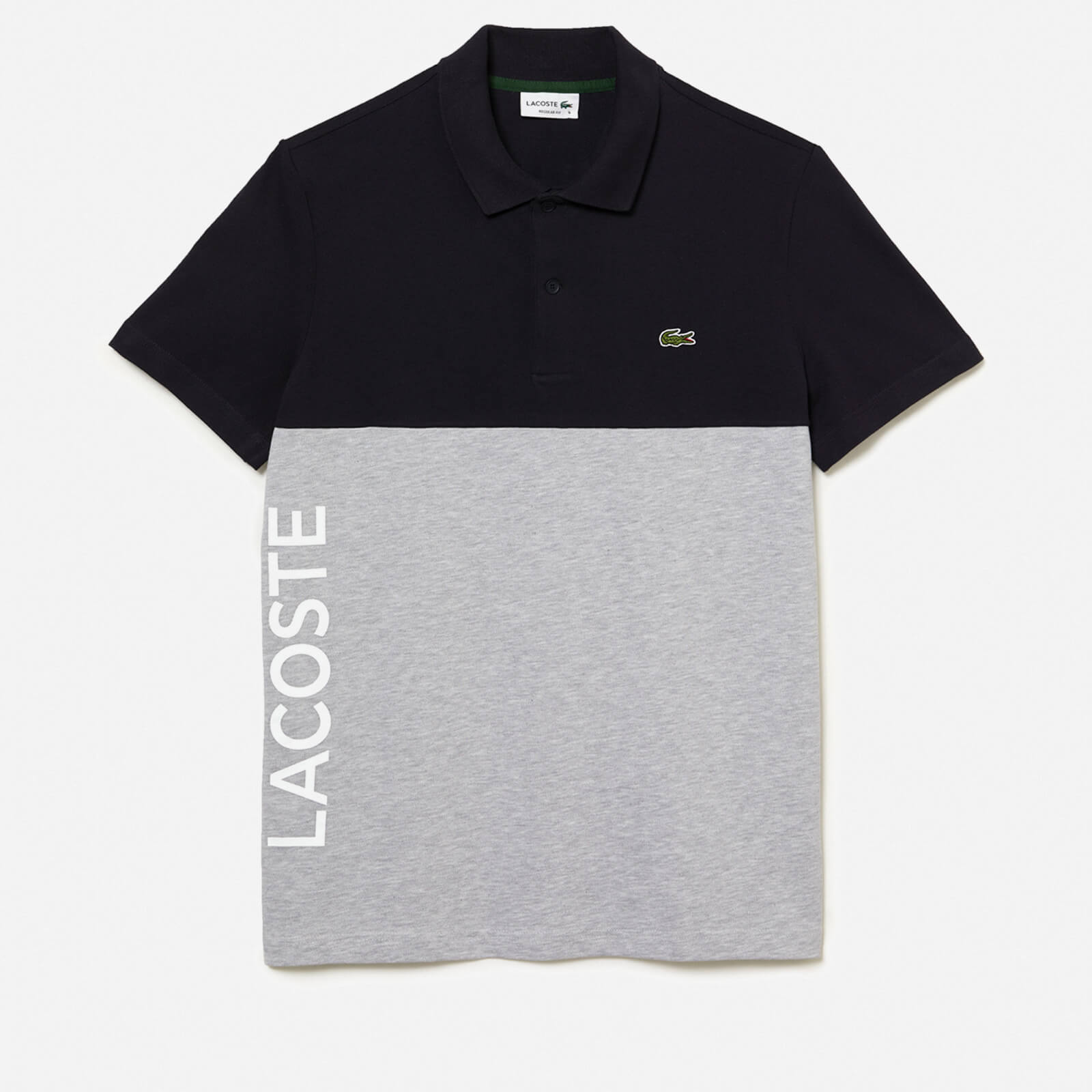 Lacoste Seasonal Colour Block Cotton-Pique Polo Shirt