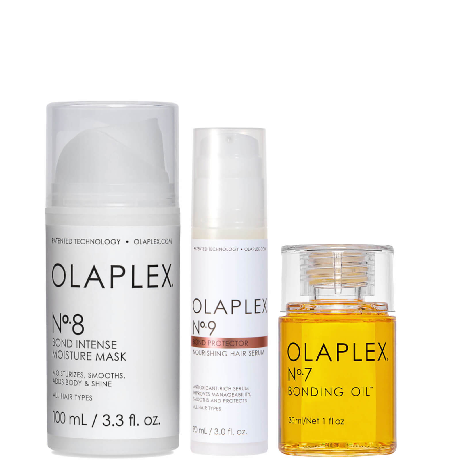 

Olaplex Singles Day Bundle - No.7, No.8, No.9