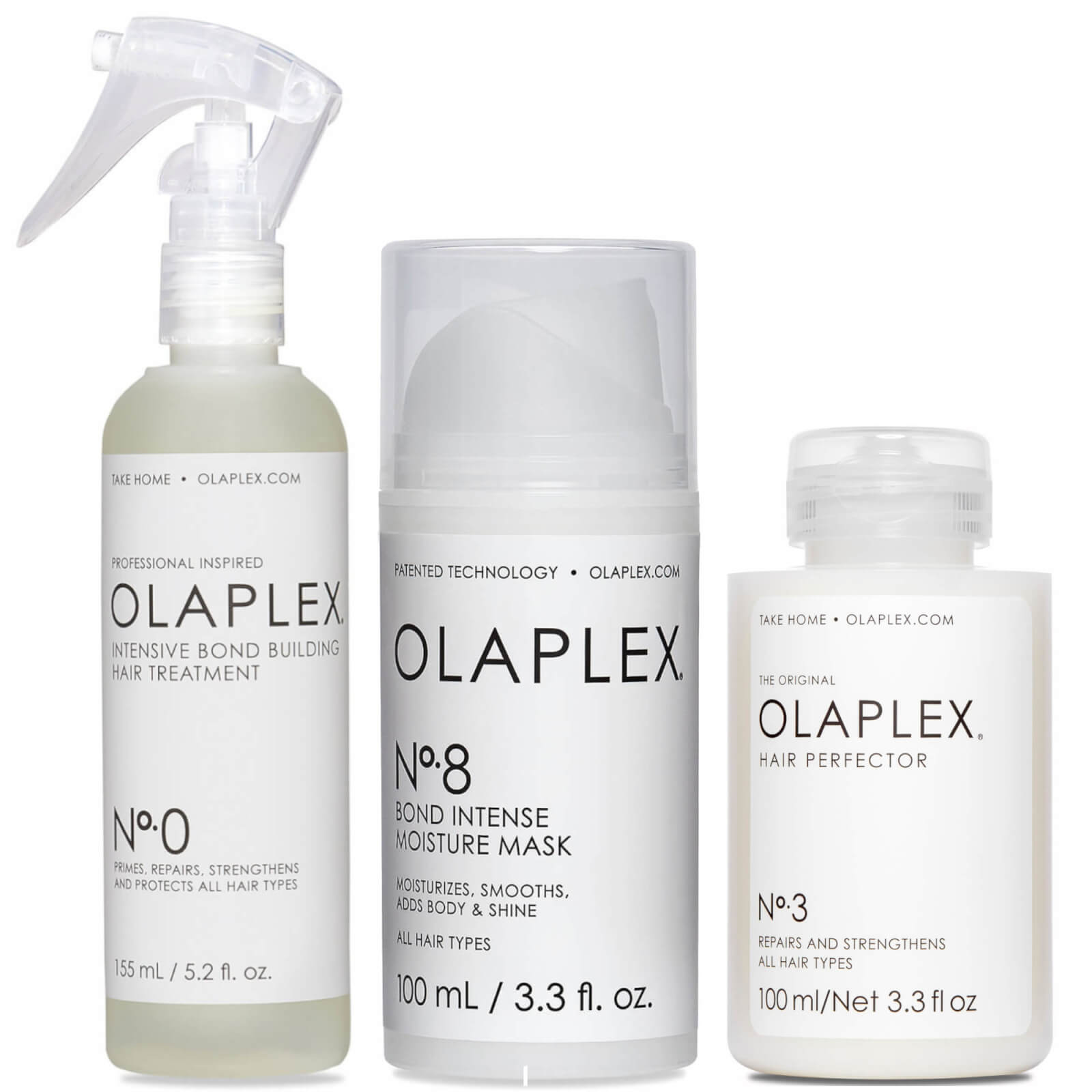 

Olaplex Singles Day Bundle - No.0, No.3, No.8