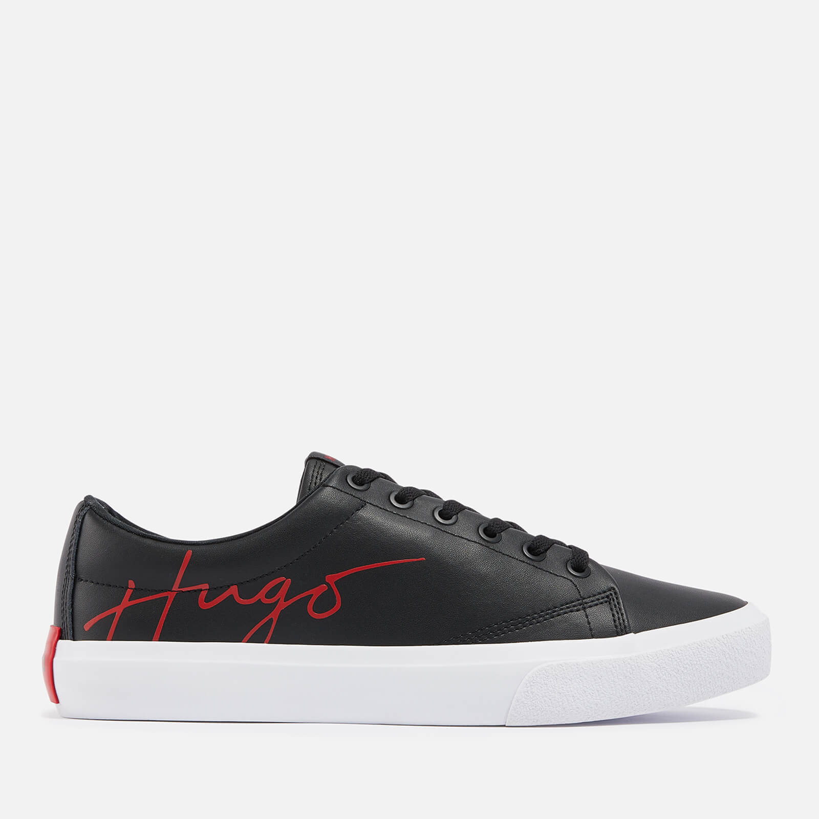 HUGO Men's Dyer H Leather Tennis Trainers - UK 8
