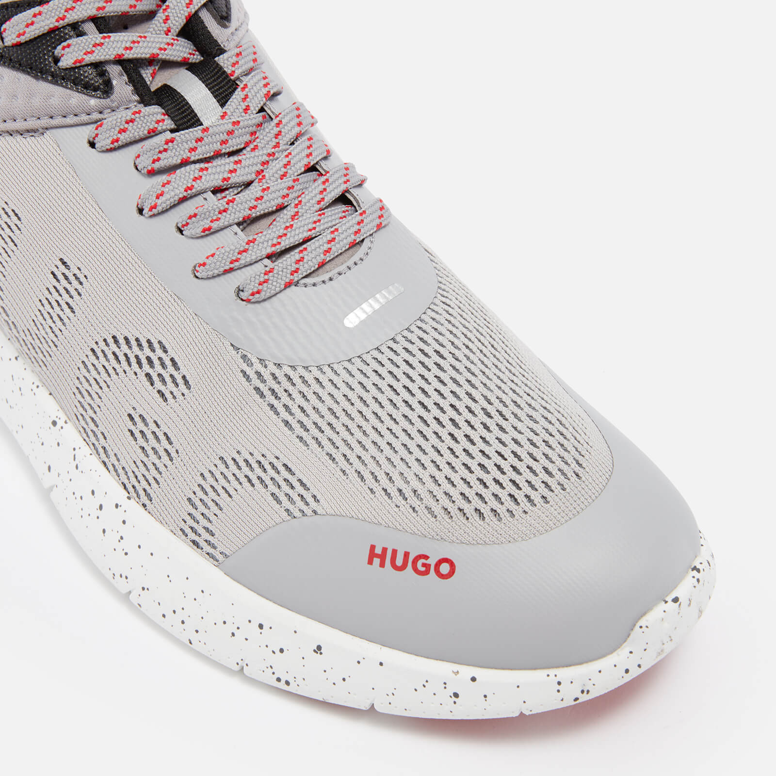 hugo men's wayne mesh running-style trainers - uk 8