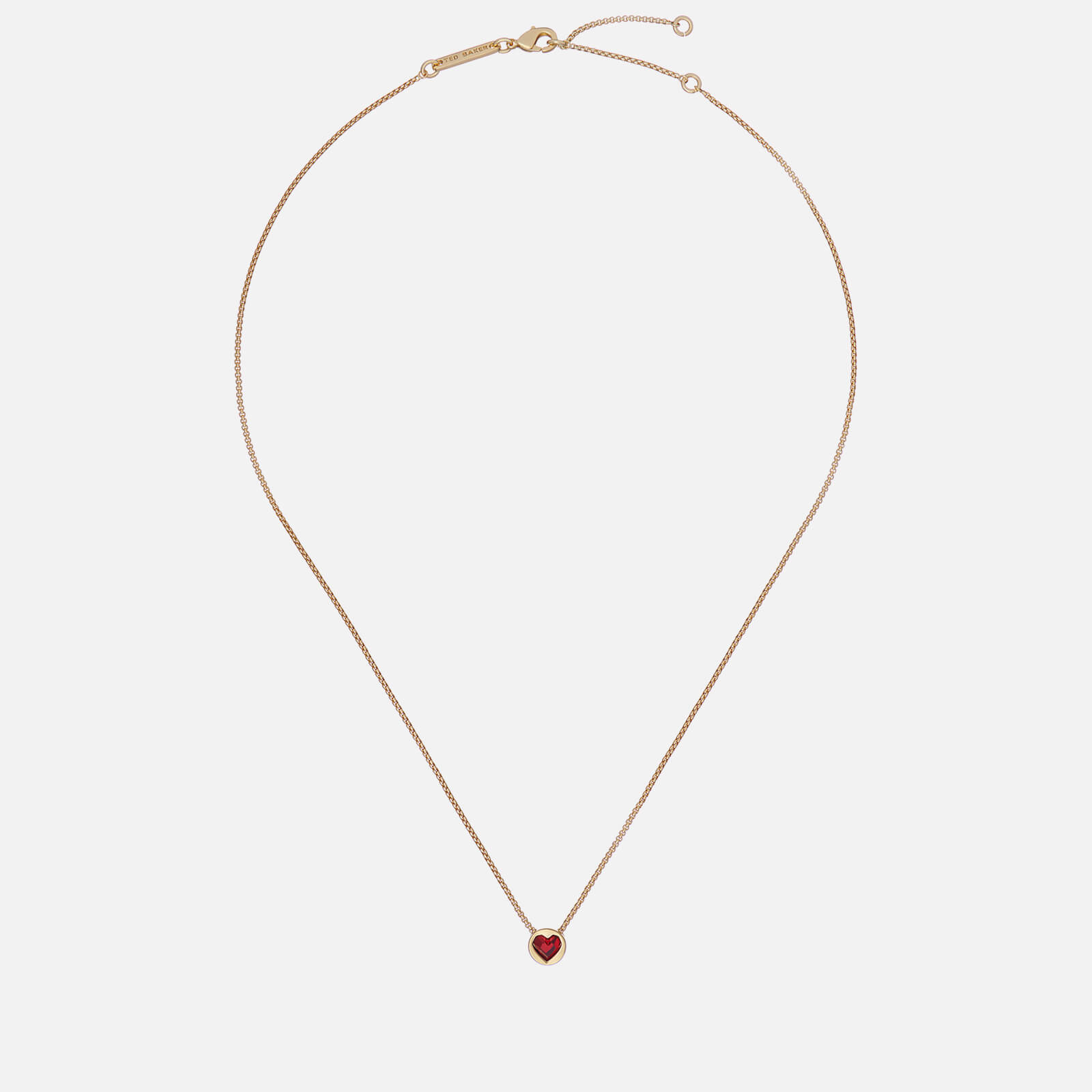 Image of Ted Baker Harparh Heart Gold-Tone Necklace