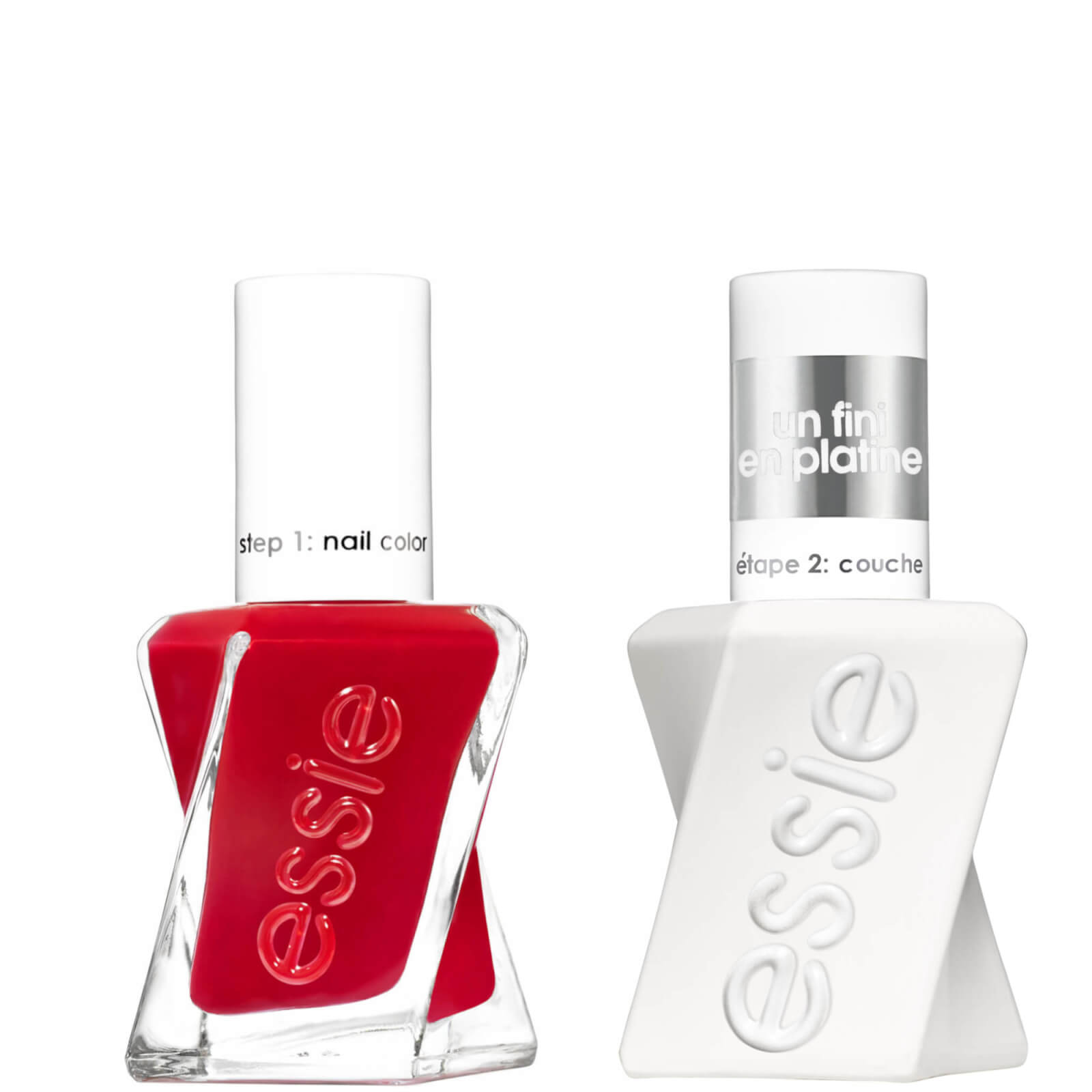Essie Gel Couture Matter Of Fiction And Clear Topcoat Nail Polish Duo In Multi