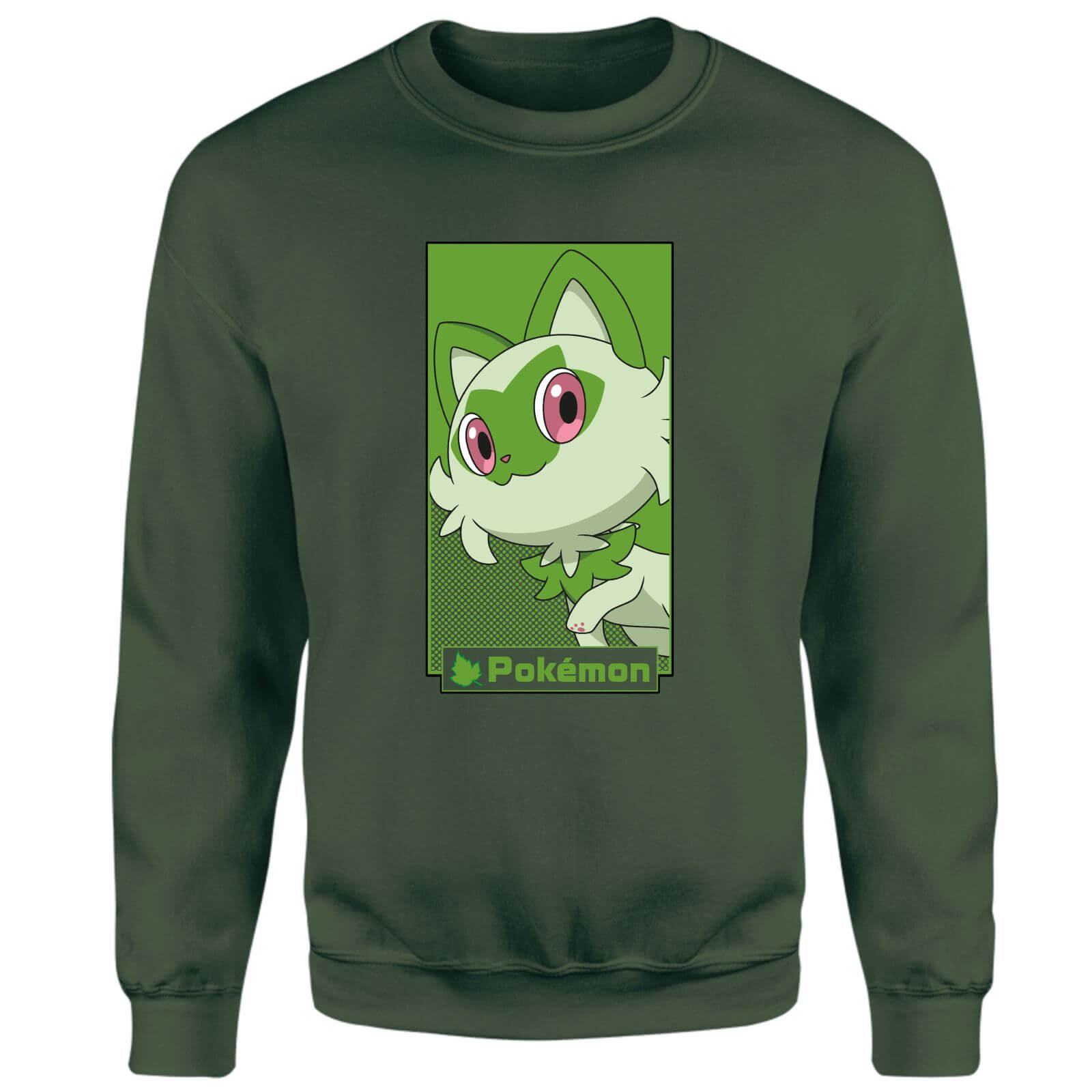

Pokémon Sprigatito Sweatshirt - Green - S - Verde