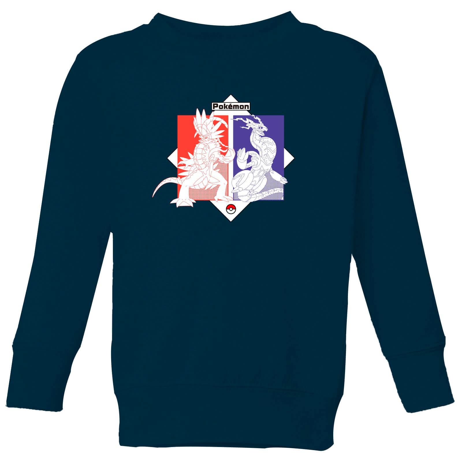 Pokemon Legendary Sweatshirt pour Enfants - Bleu Marine - 7-8 ans - Navy