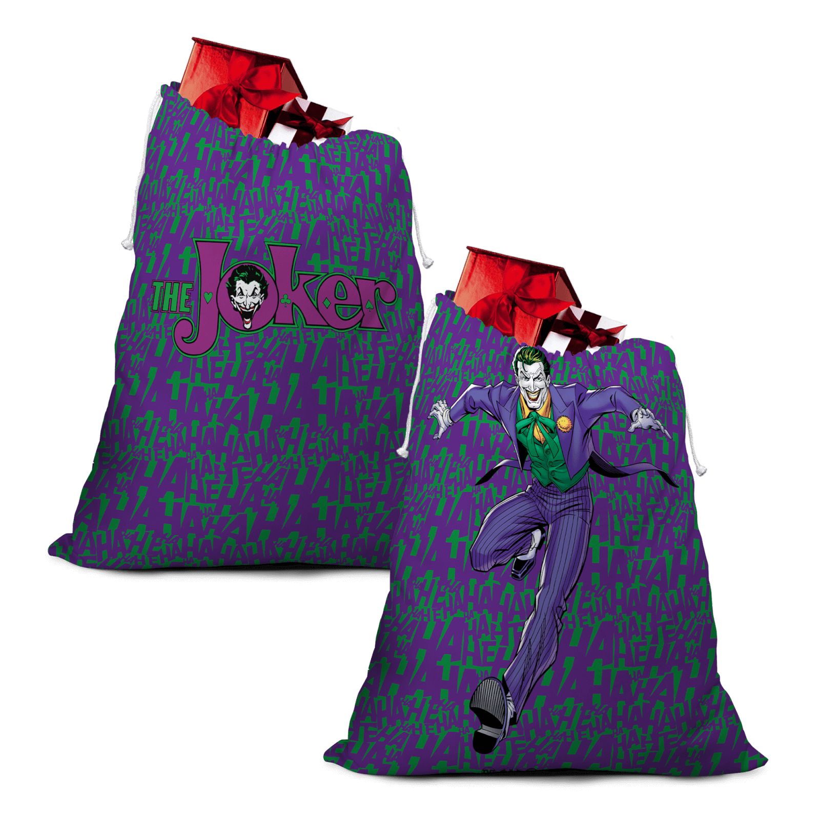 

The Joker Logo Christmas Santa Sack