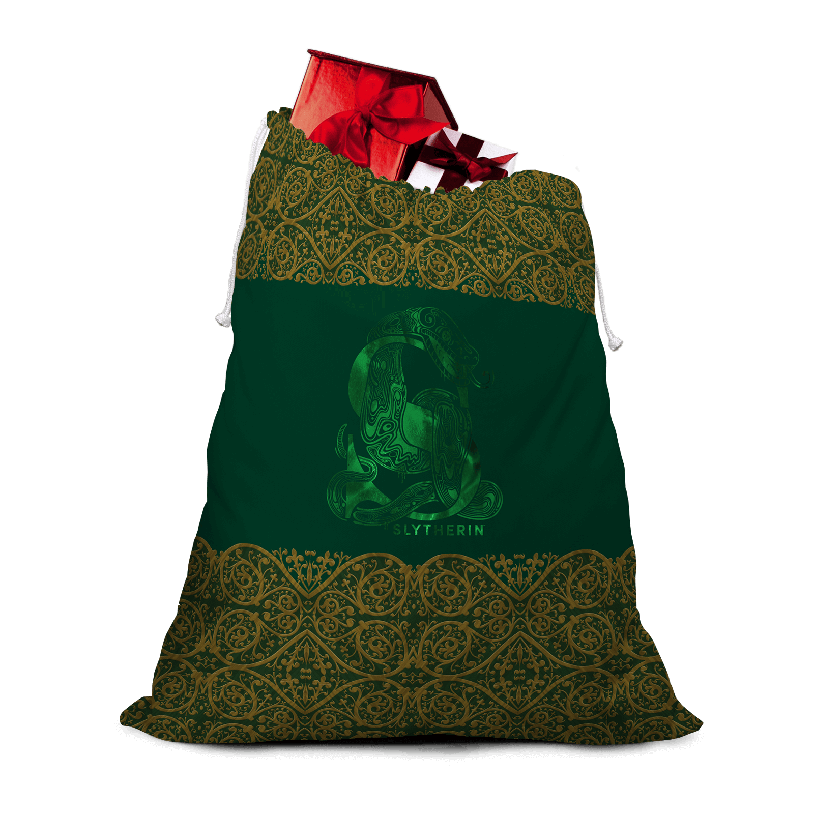 

Harry Potter Slytherin Christmas Santa Sack