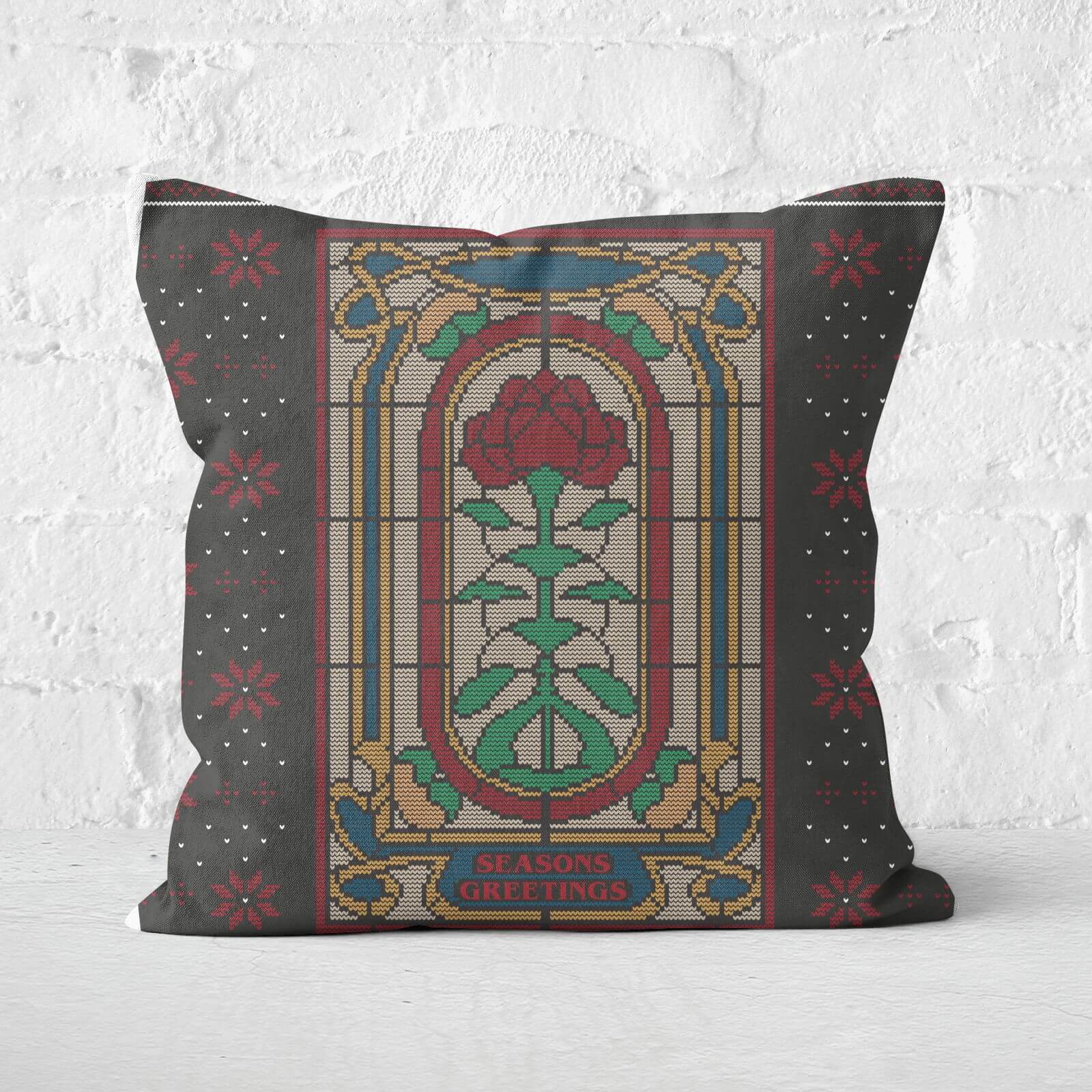Stranger Things Creel House Window Square Cushion - 60x60cm - Soft Touch