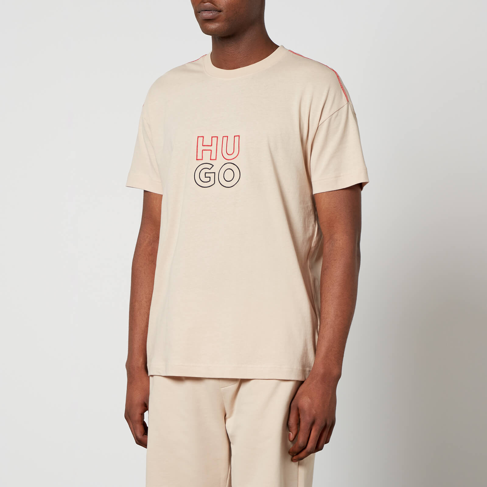 HUGO Bodywear Stacked Cotton T-Shirt