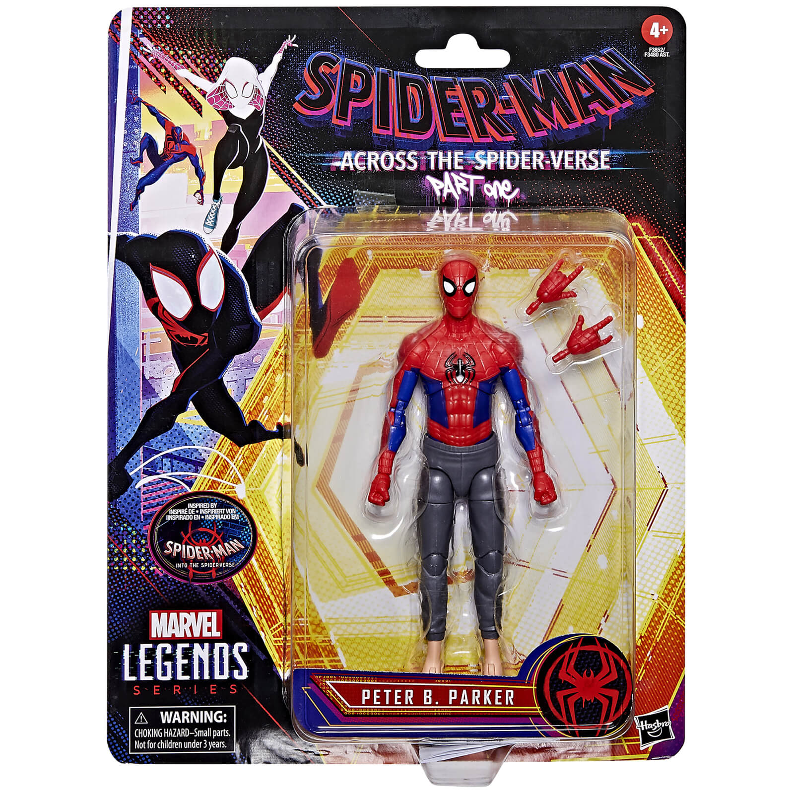 Hasbro Marvel Legends Spider-Man: Across the Spider-Verse Peter B. Parker Action Figure (6 )