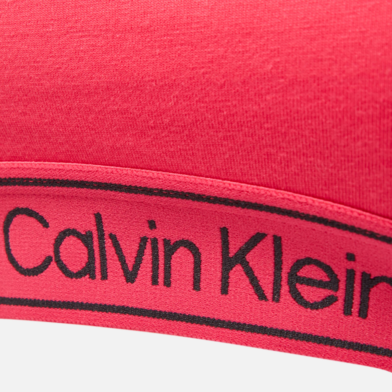calvin klein reimagined heritage unlined cotton-blend bralette - xs