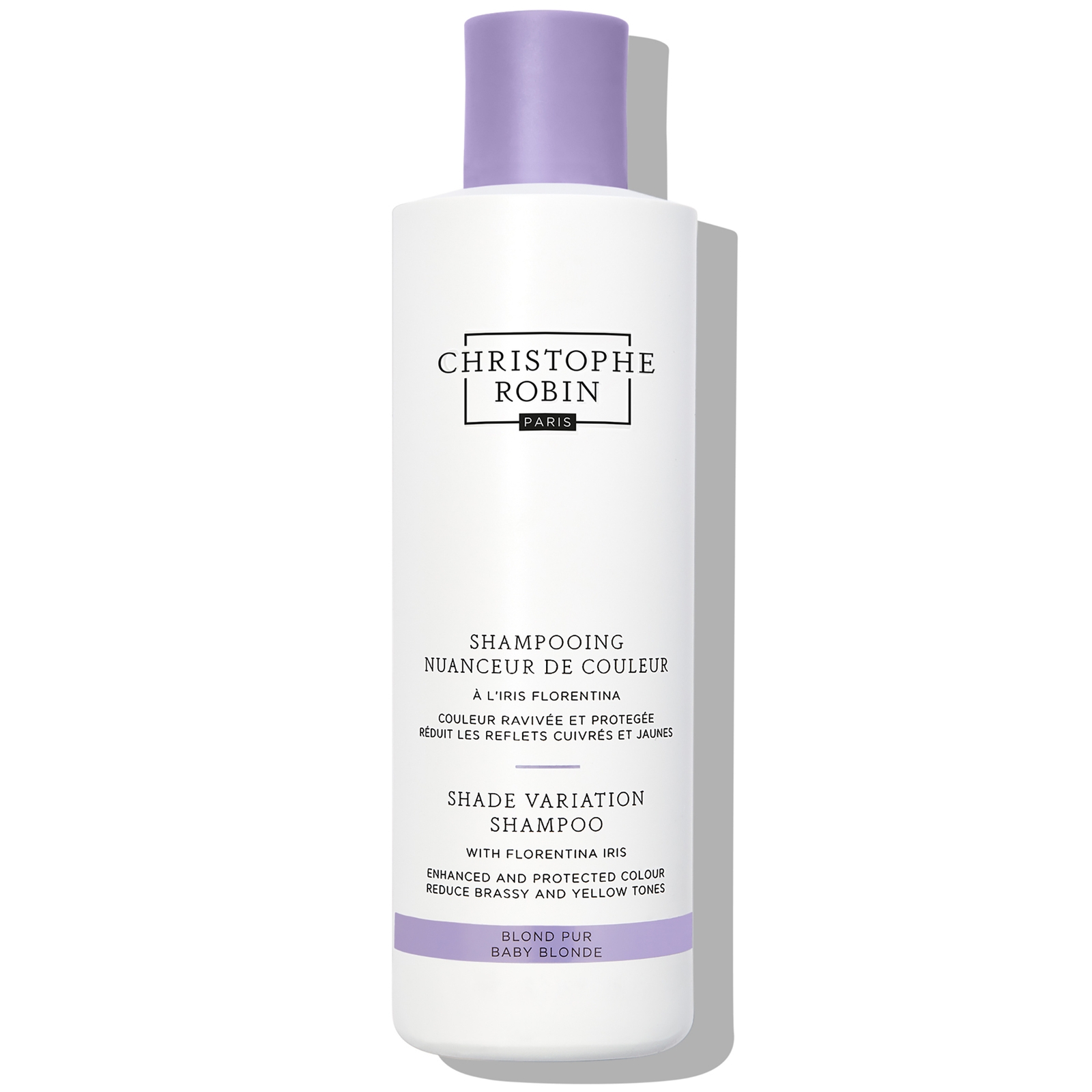 Christophe Robin Shade Variation Shampoo With Florentina Iris 250ml In White