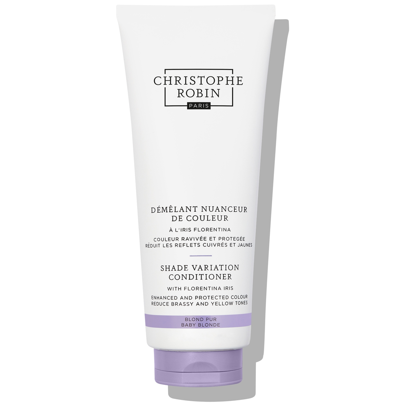 Christophe Robin Shade Variation Conditioner With Florentina Iris 200ml In White