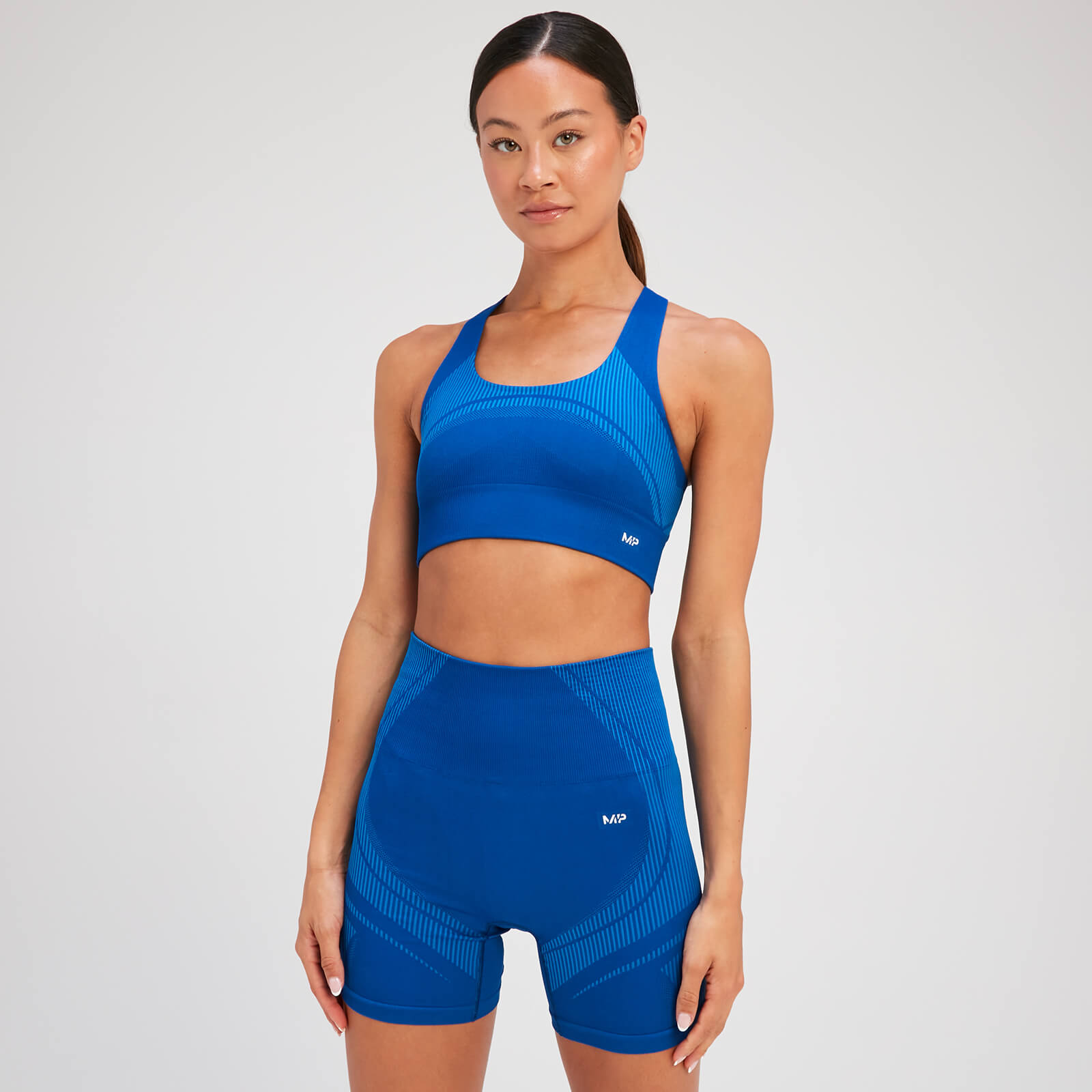 MP Women's Tempo Ultra Seamless Sports Bra - Surf Blue