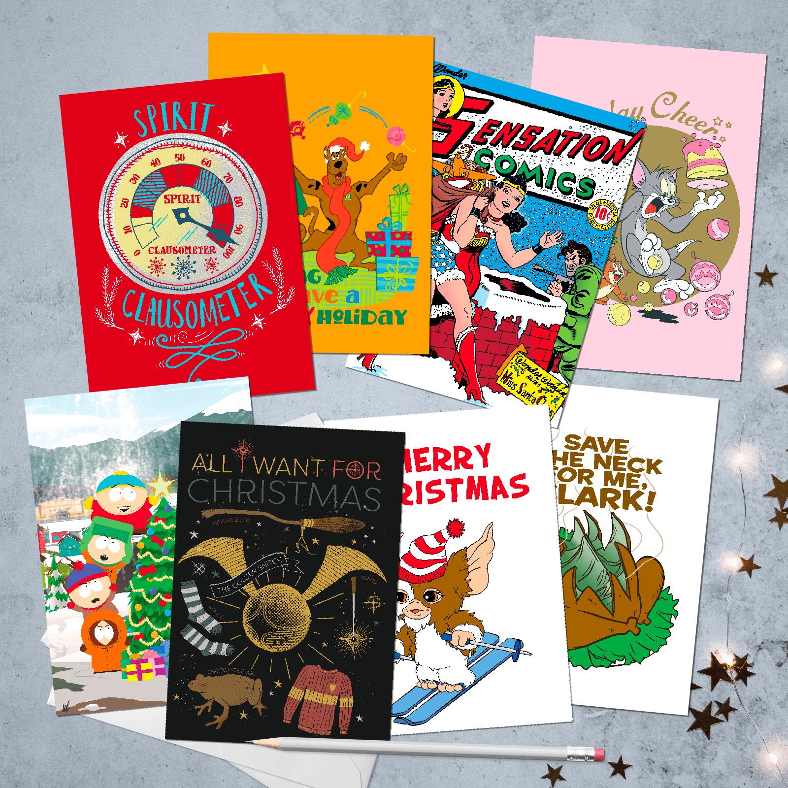 

Mixed Christmas Greeting Cards 8-Pack Option 3