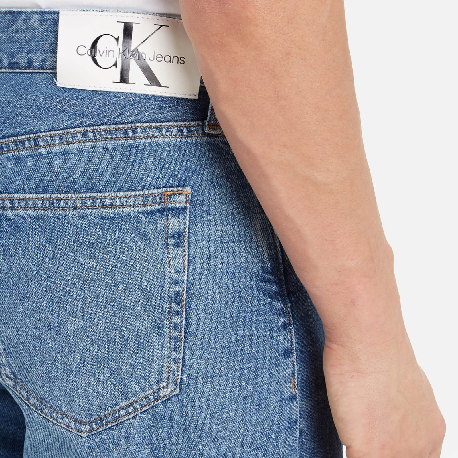 calvin klein jeans 90s loose cotton denim shorts - w30