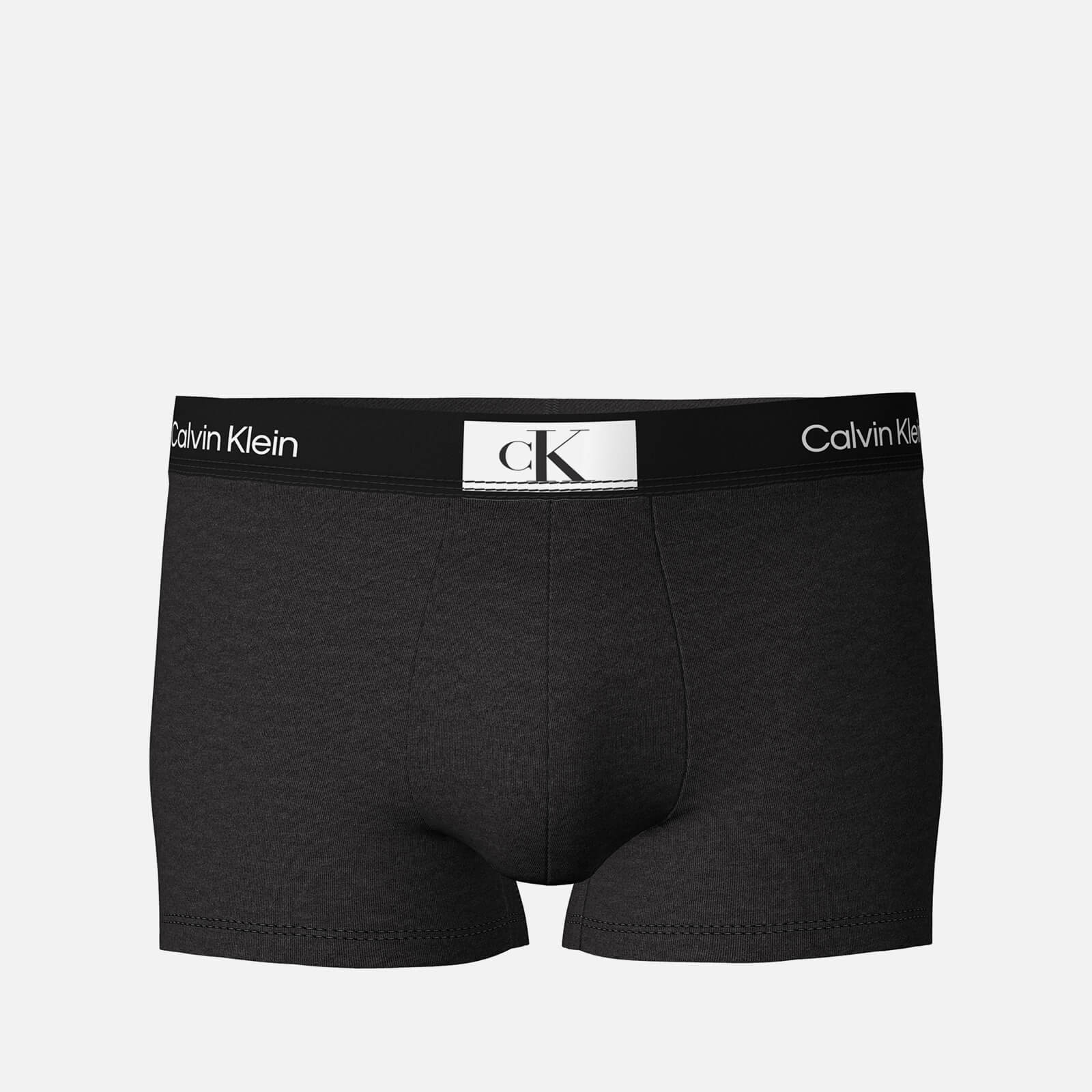 Calvin Klein Logo Cotton-Blend Trunks – XL