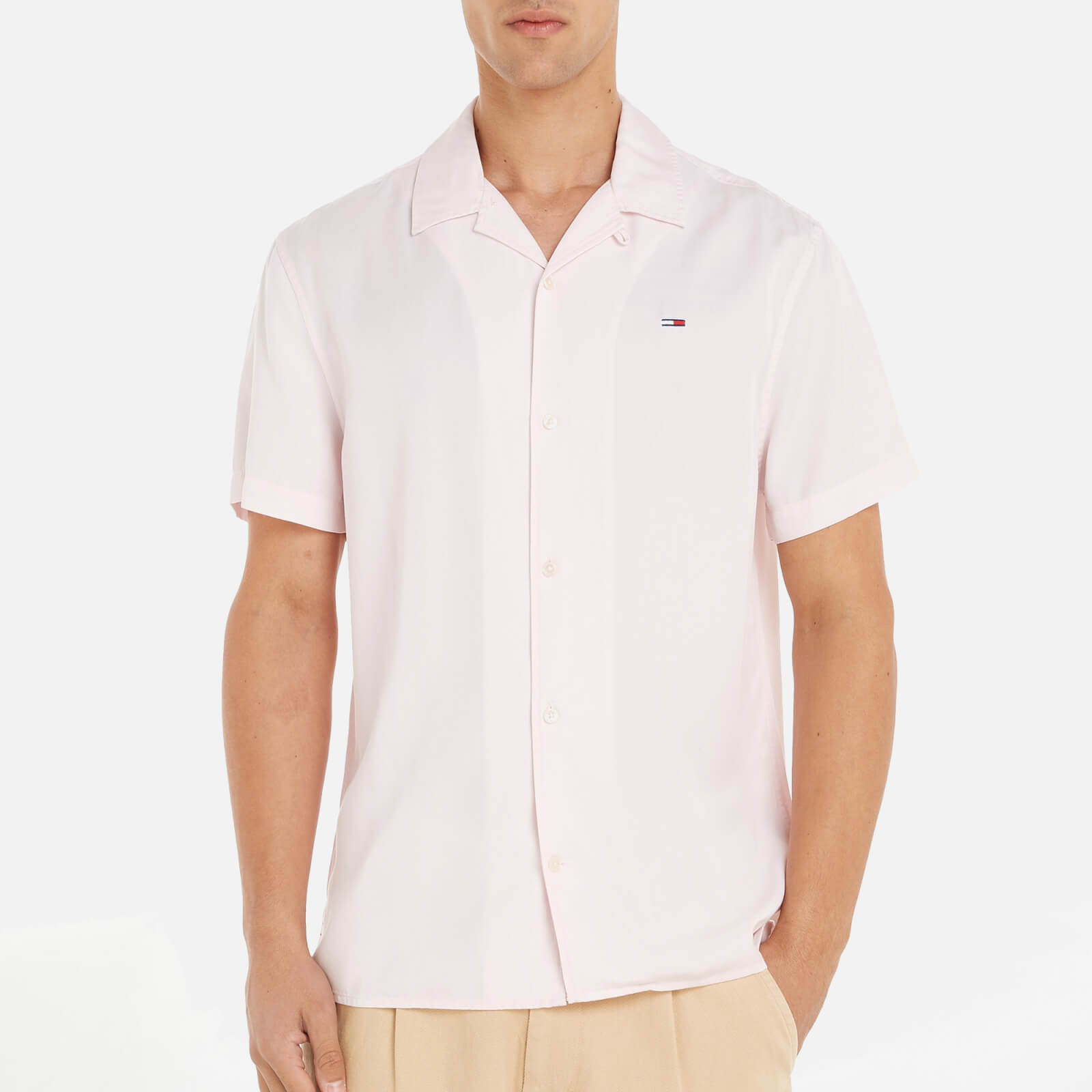 Tommy Jeans Classic Solid Camp Cotton Shirt