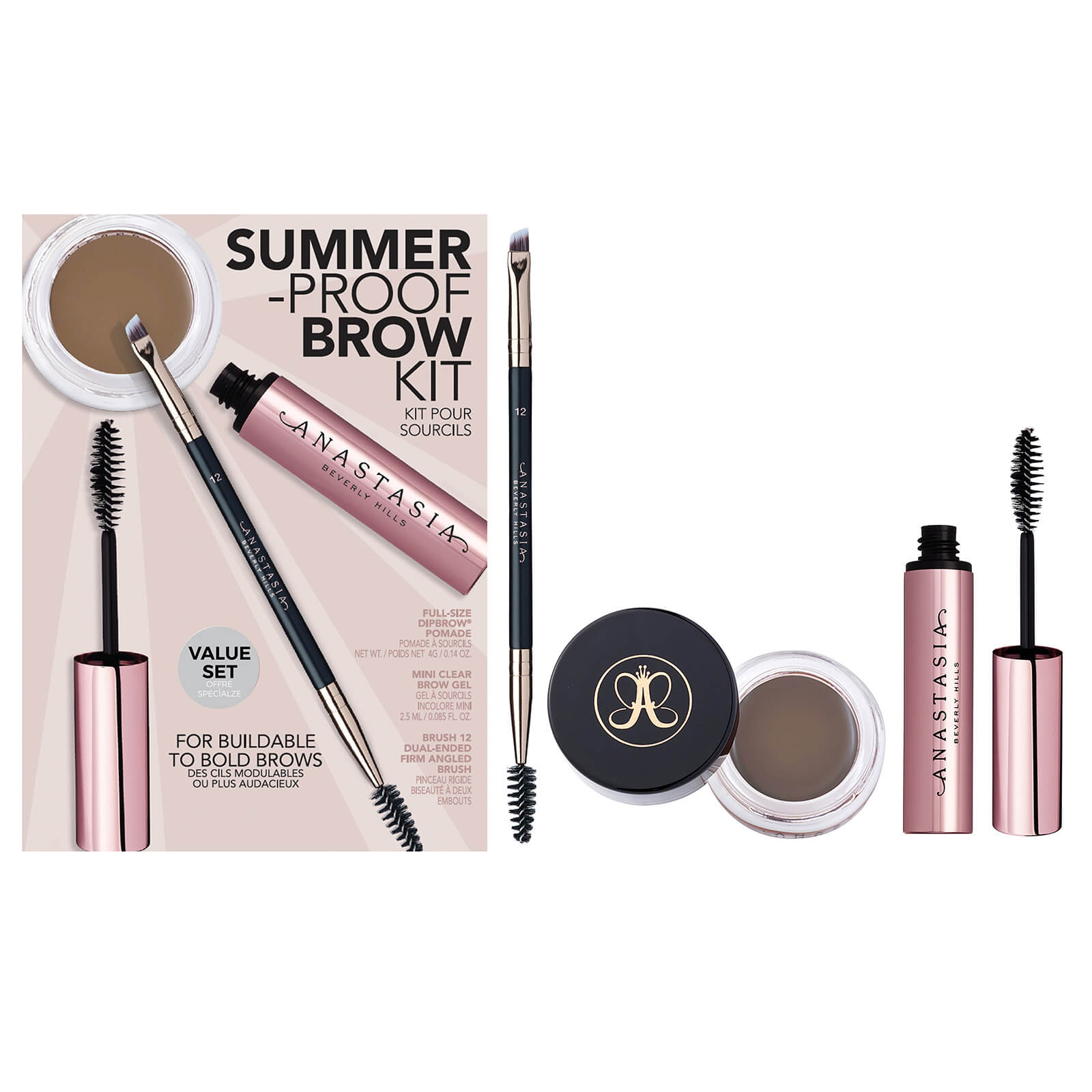 Image of Anastasia Beverly Hills Summer-Proof Brow Kit (Various Shades) - Taupe