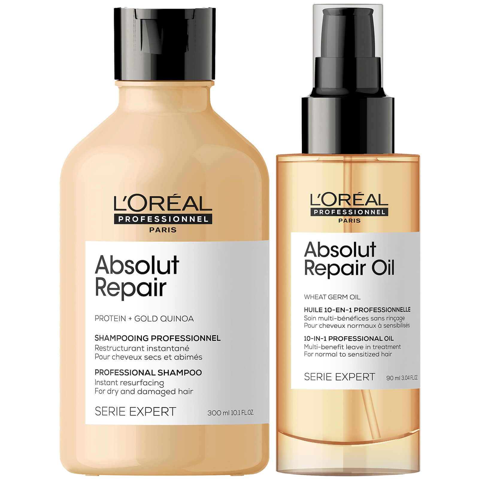 L'oreal Professionnel Absolut Repair Oil And Shampoo Bundle