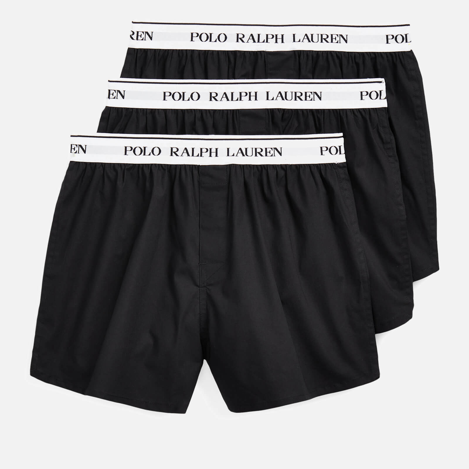 Polo Ralph Lauren Three-Pack Cotton-Poplin Boxers - S
