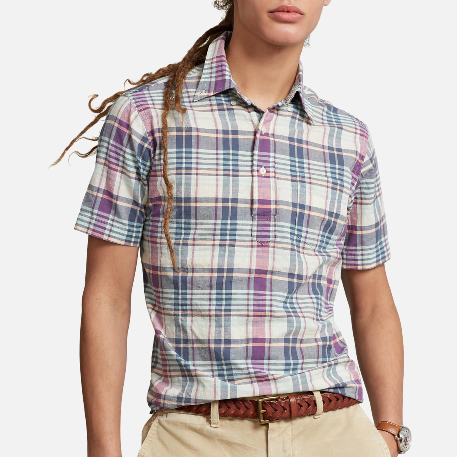 Polo Ralph Lauren Madras Checked Cotton Shirt - M