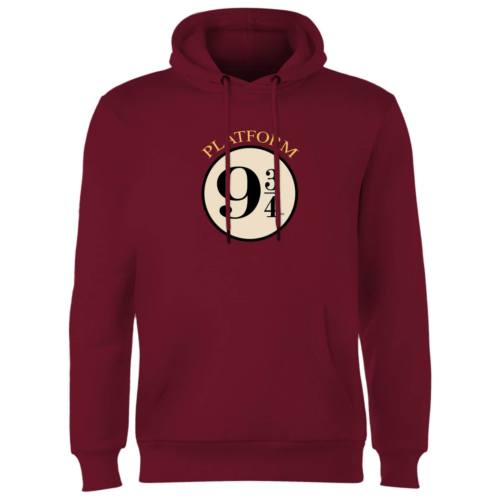 Harry Potter Platform 9 3/4 Hoodie - Burgundy - XXL