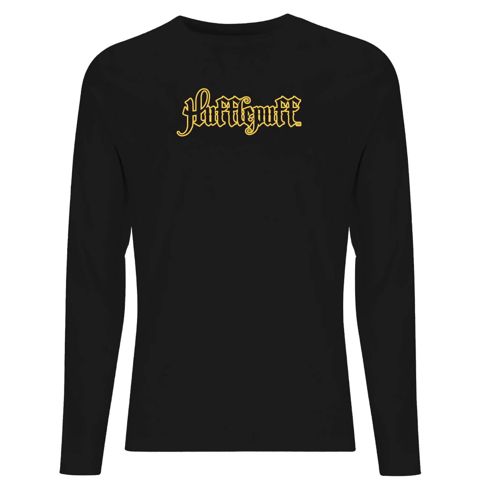 

Harry Potter Hufflepuff Script Unisex Long Sleeve T-Shirt - Black - XL - Nero