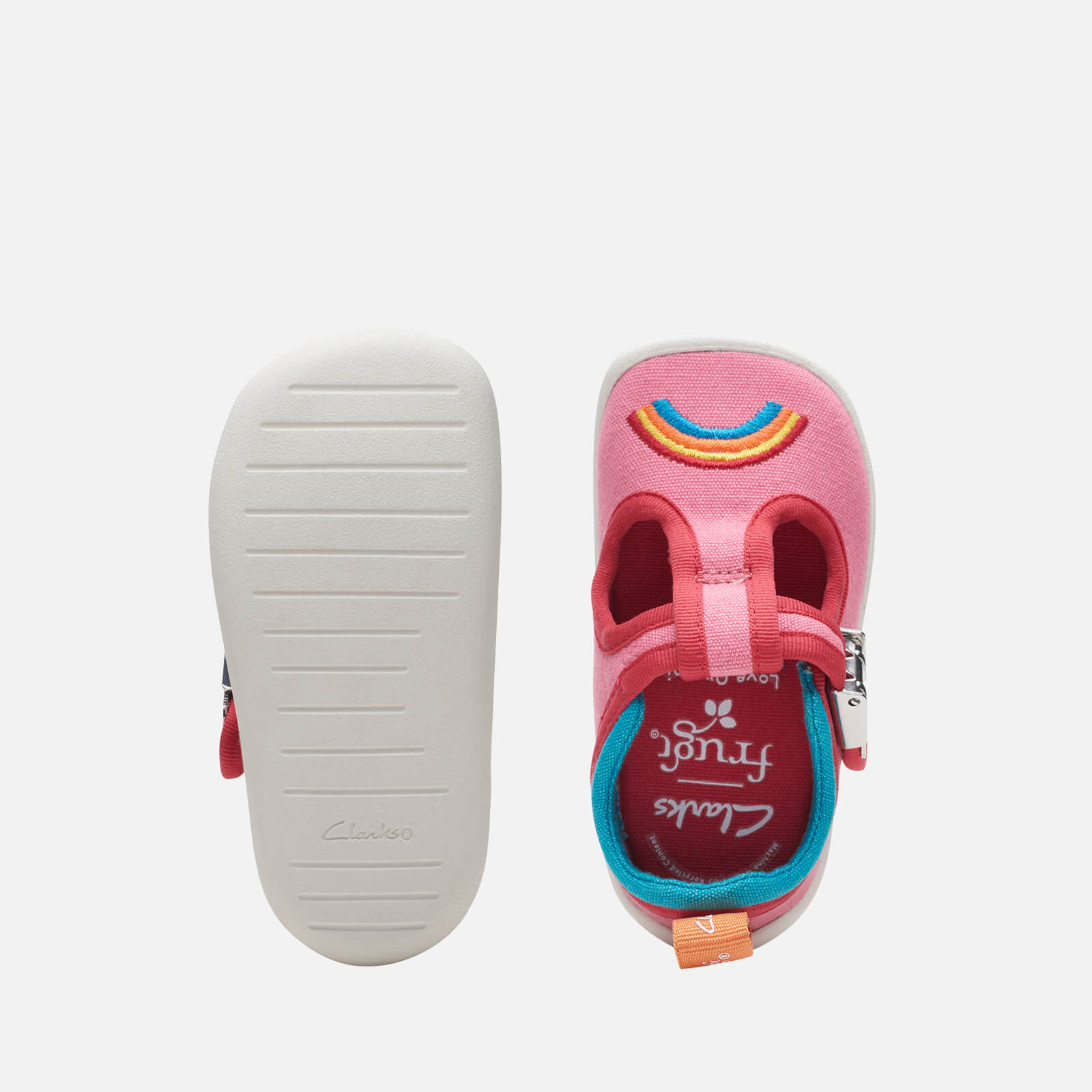 Clarks Babies' First Roamer Beau Canvas Shoes - Uk 2 Baby 26172670 Childrens Footwear, Pink