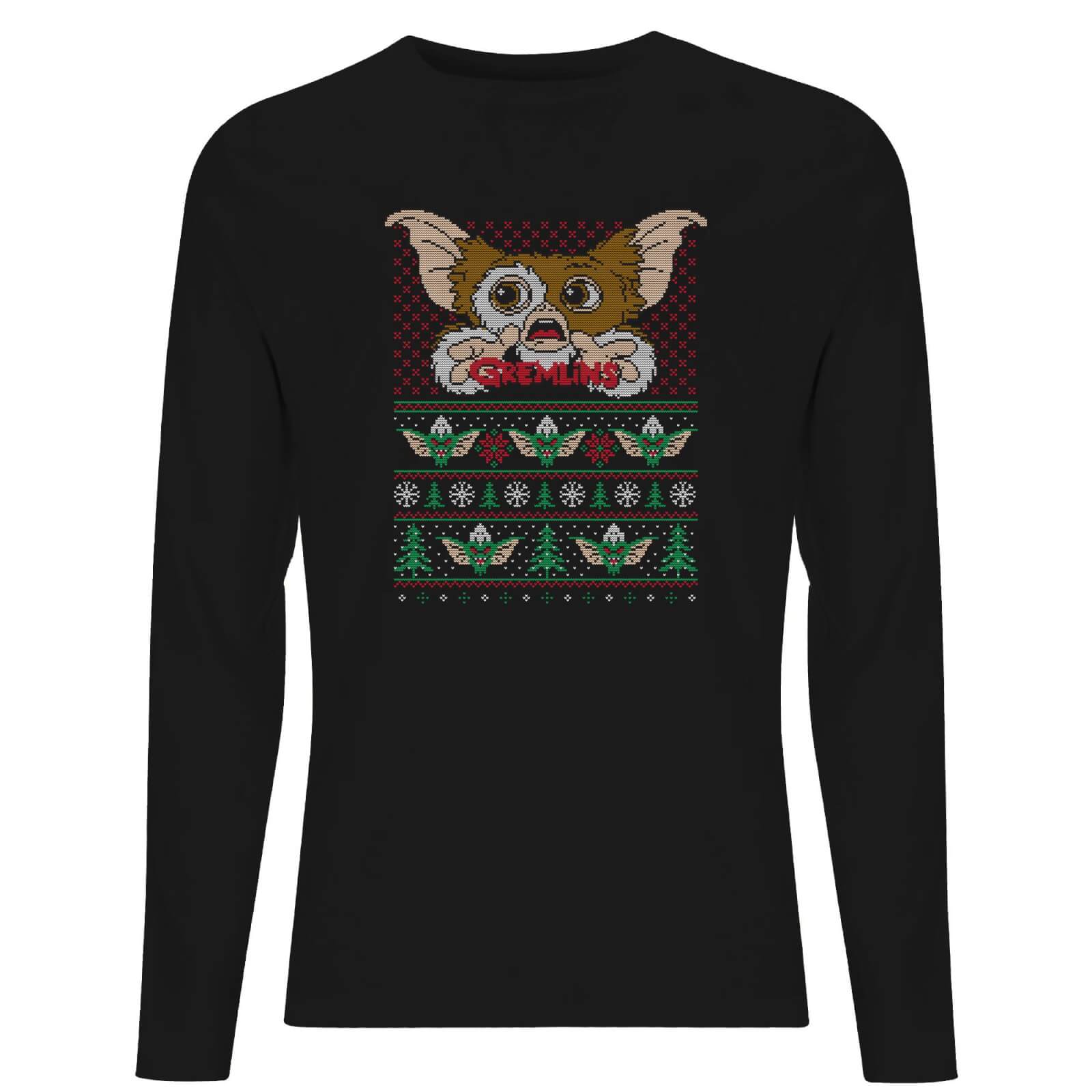 

Gremlins Fairisle Long Sleeve T-Shirt - Black - S - Nero