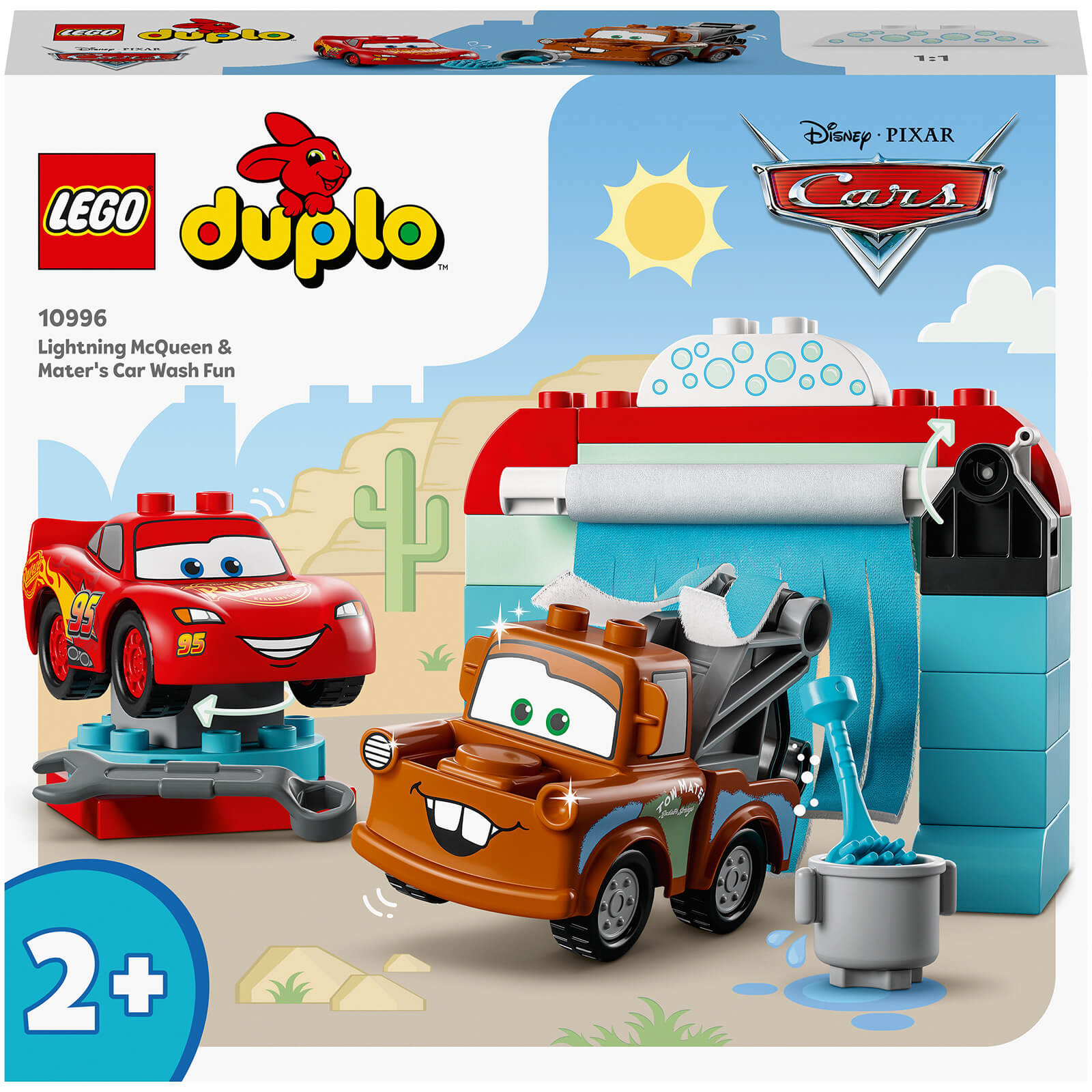 Image of 10996 LEGO® DUPLO® Lightning McQueen and Mater in the washer
