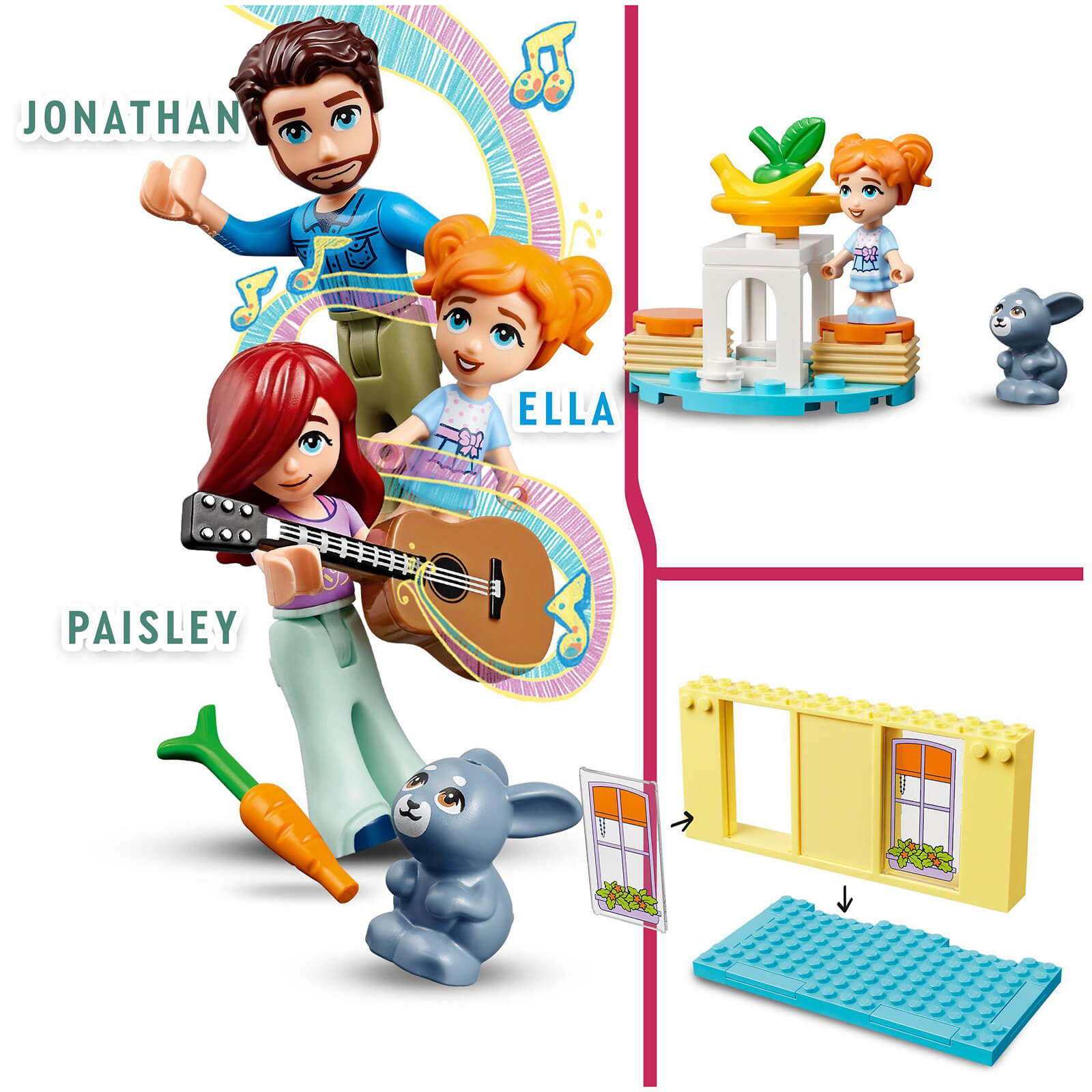 LEGO Friends: Paisley's House 4+ Set with Mini-Dolls (41724)