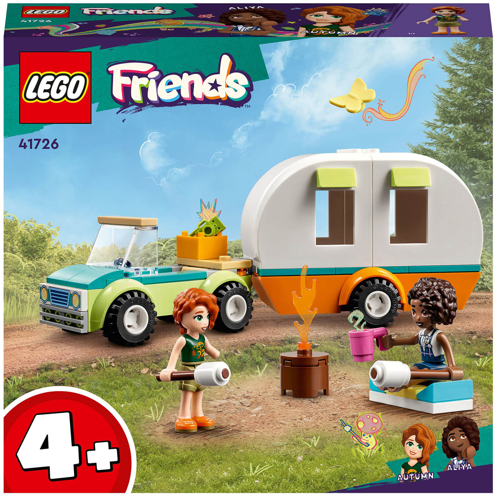 LEGO Friends: Holiday Camping Trip Camper Van Toy Set (41726)