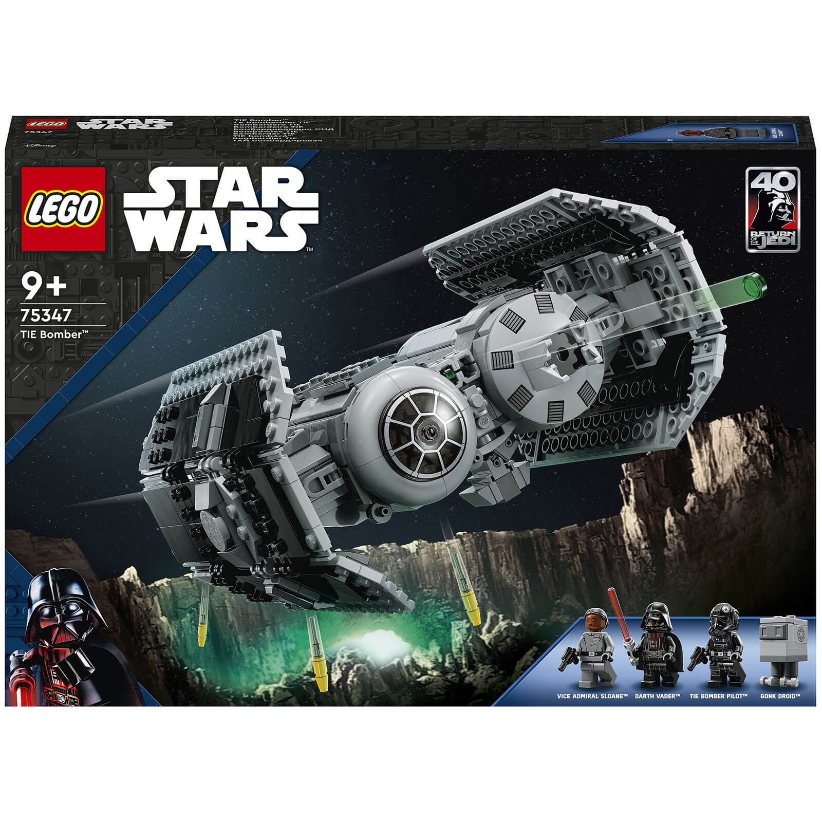 LEGO Star Wars TIE Bomber Starfighter Buildable Toy (75347)