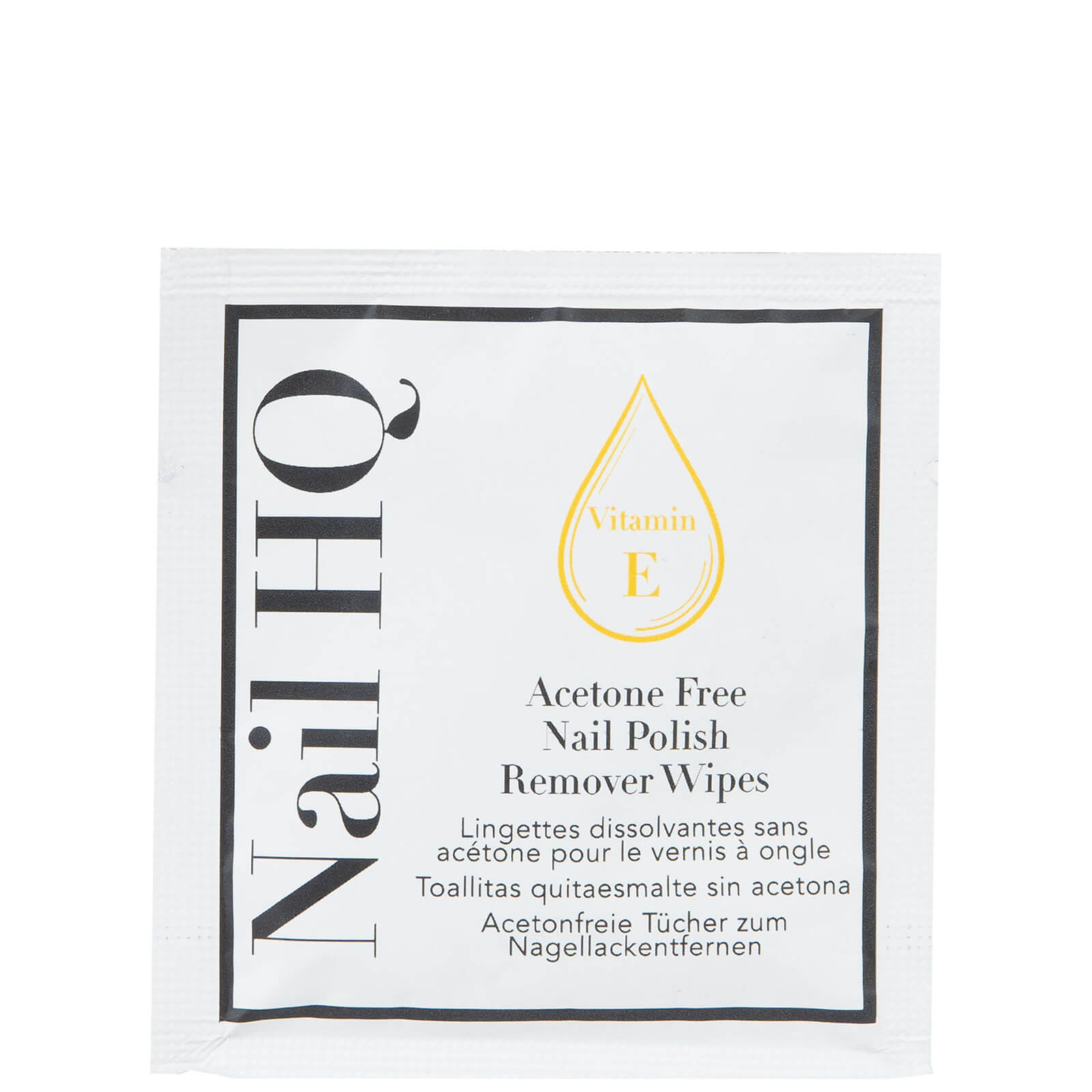 Nail HQ Acetone Free Polish Remover Wipes Pack of 10