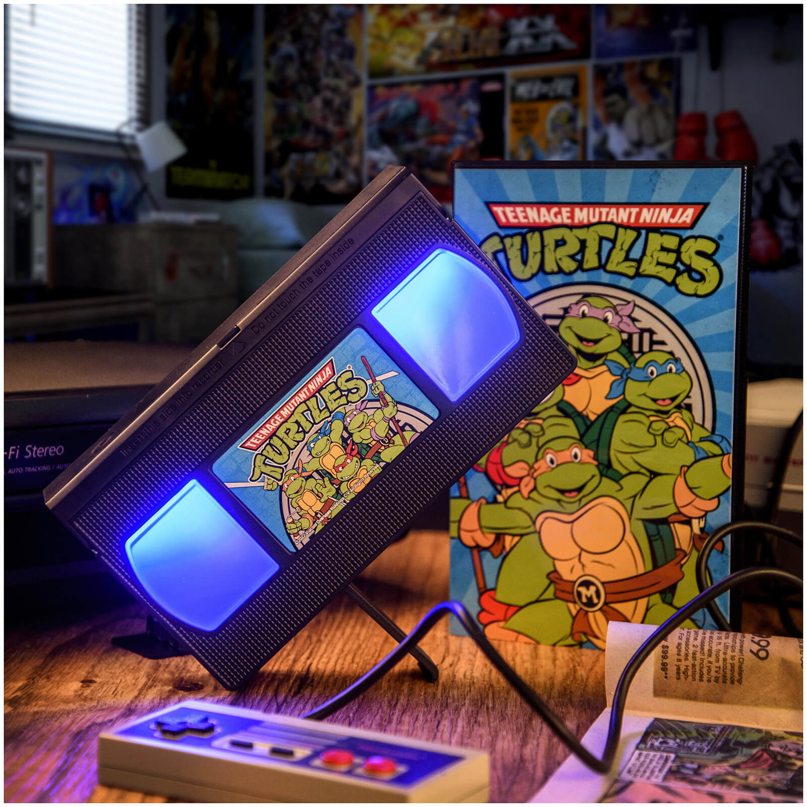 Photos - Other Toys Mutant Rewind Lights: Teenage  Ninja Turtles VHS Light 1122932 