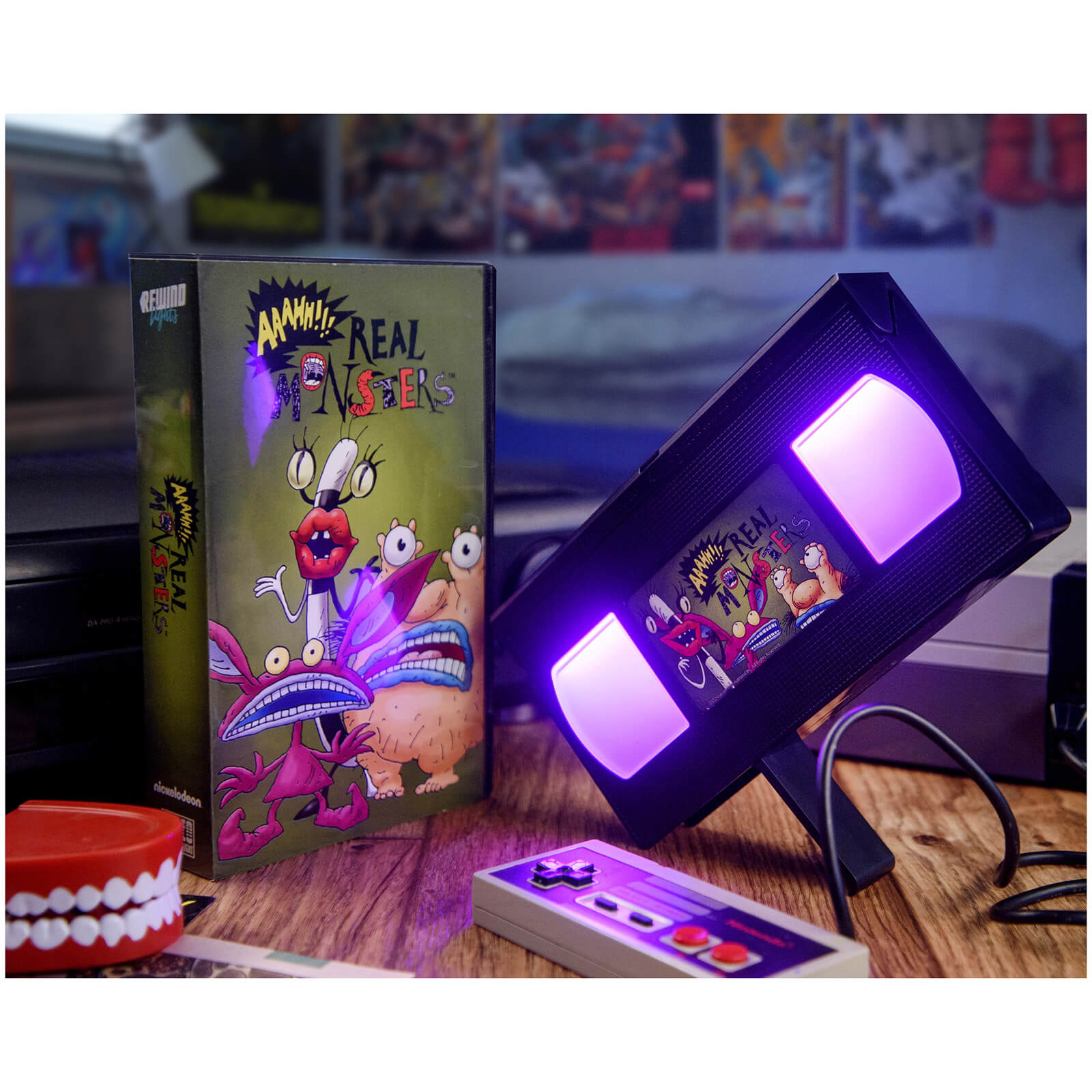 Photos - Other Toys Rewind Lights: Aaahh!! Real Monsters VHS Light 1122927