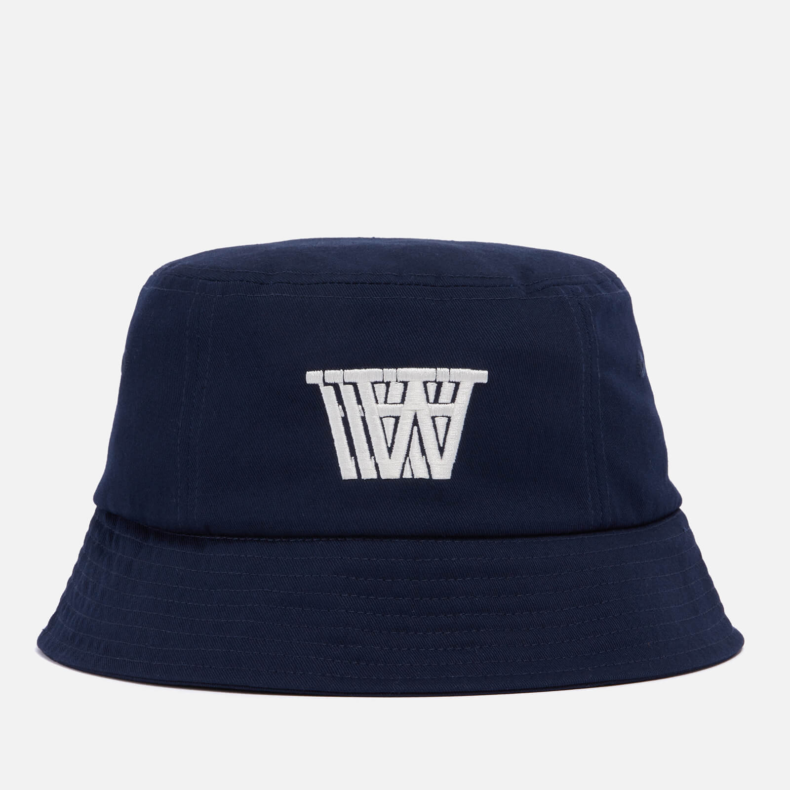 Image of Wood Wood Logo-Embroidered Cotton-Twill Bucket Hat