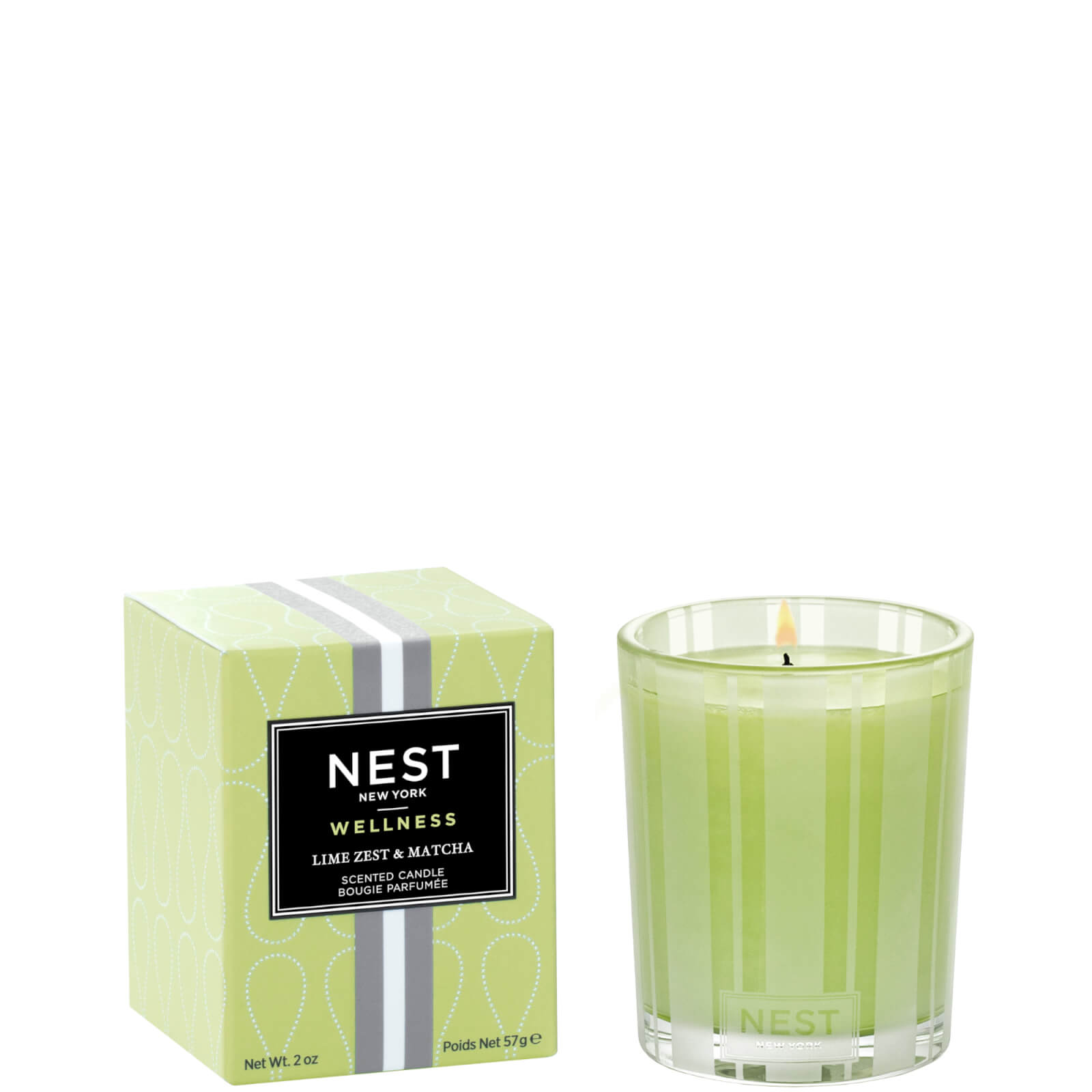 Nest New York Lime Zest And Matcha Votive Candle 70g In Lime Zest & Matcha