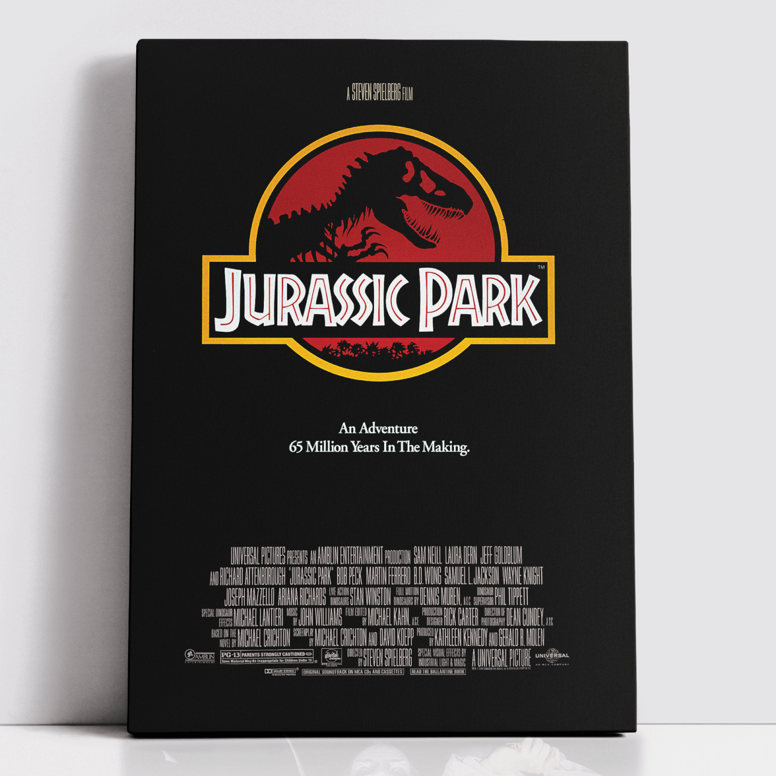 Decorsome x Jurassic Classic Poster Rectangular Canvas - 20x30 inch