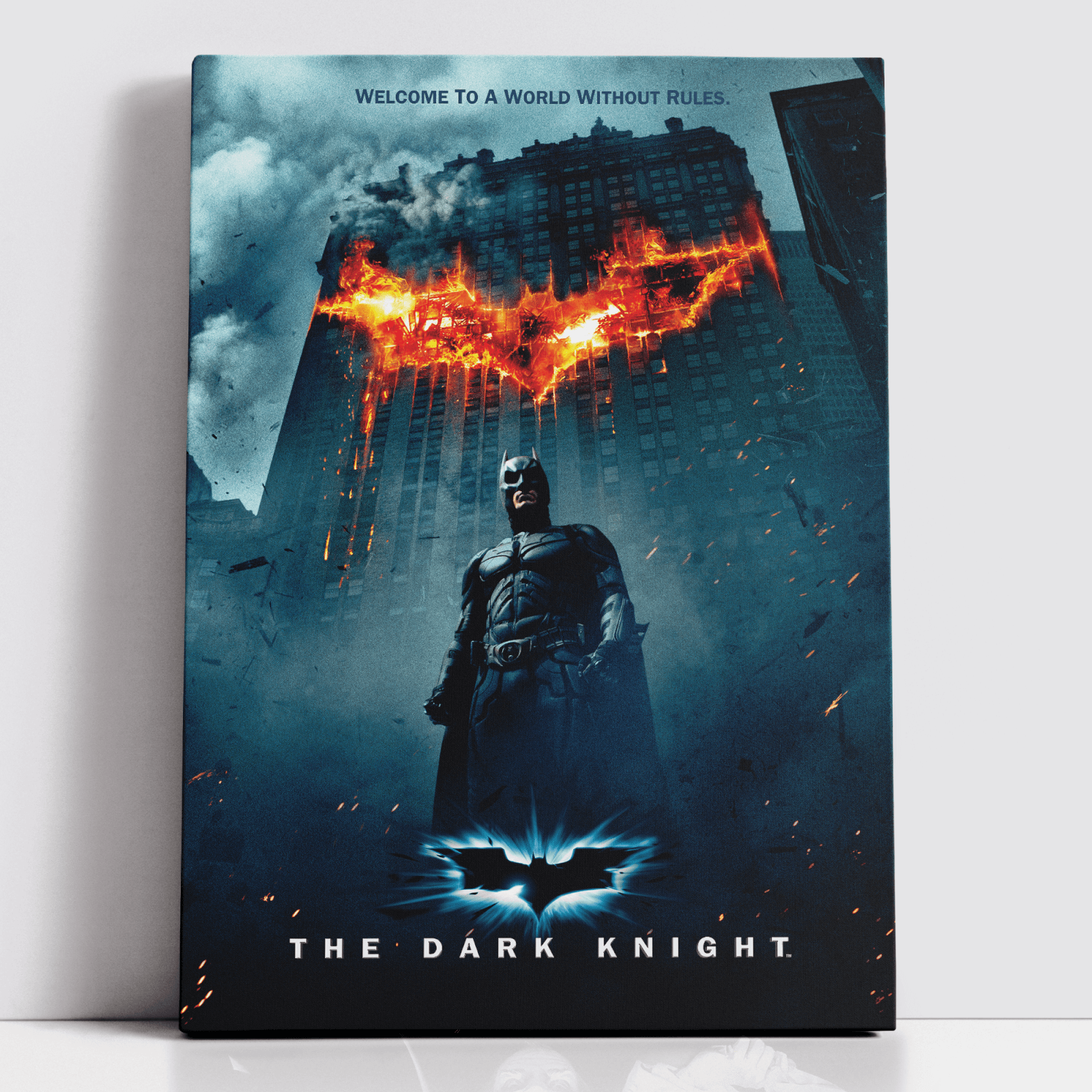 Decorsome x Batman The Dark Knight Poster Rectangular Canvas - 20x30 inch