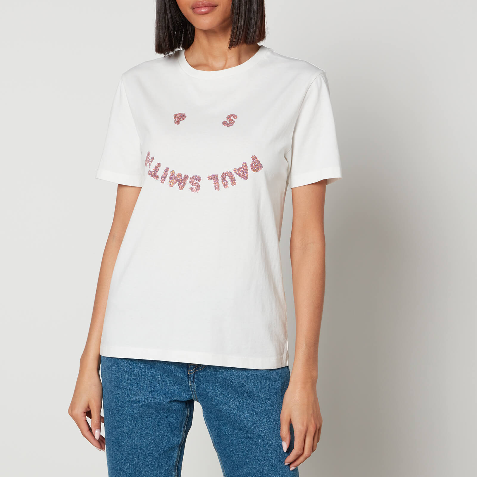 PS Paul Smith Happy Printed Cotton-Jersey T-Shirt