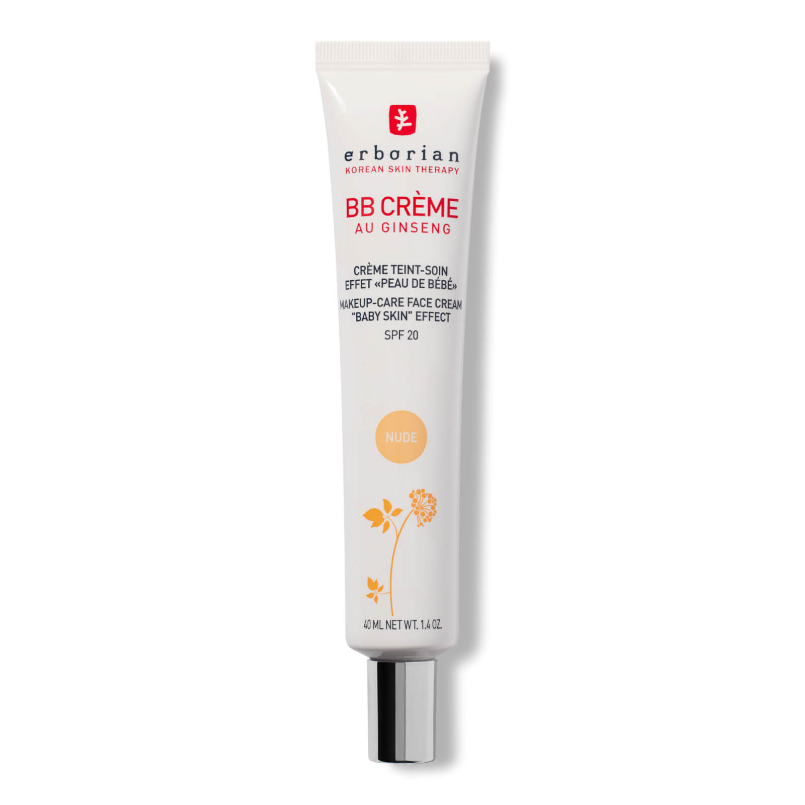 BB Cream 40ml - Base de maquillaje hidratante de cobertura media con FPS20 para piel irregular (Varios tonos) - Nude