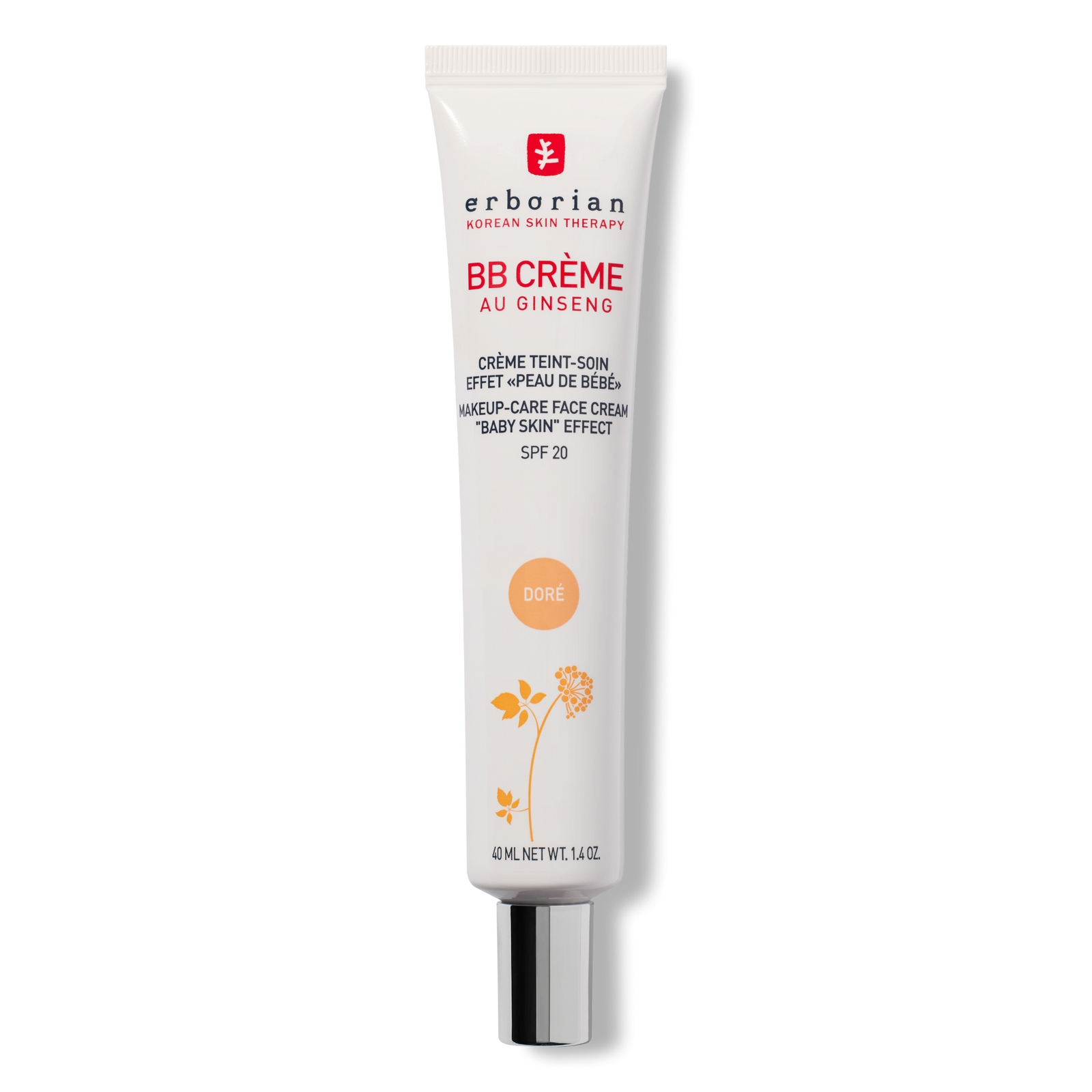 BB Cream 40ml - Base de maquillaje hidratante de cobertura media con FPS20 para piel irregular (Varios tonos) - Dore