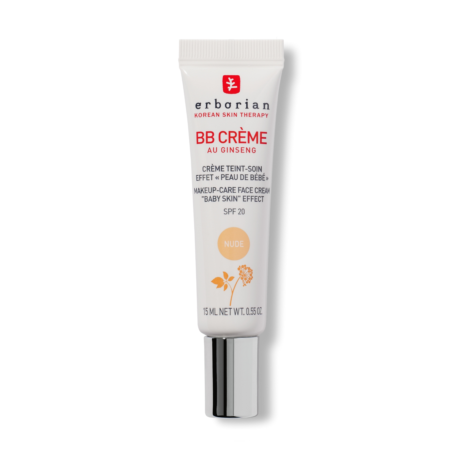 BB Cream 15ml - Base de maquillaje hidratante de cobertura media con FPS20 para piel irregular (Varios tonos) - Nude