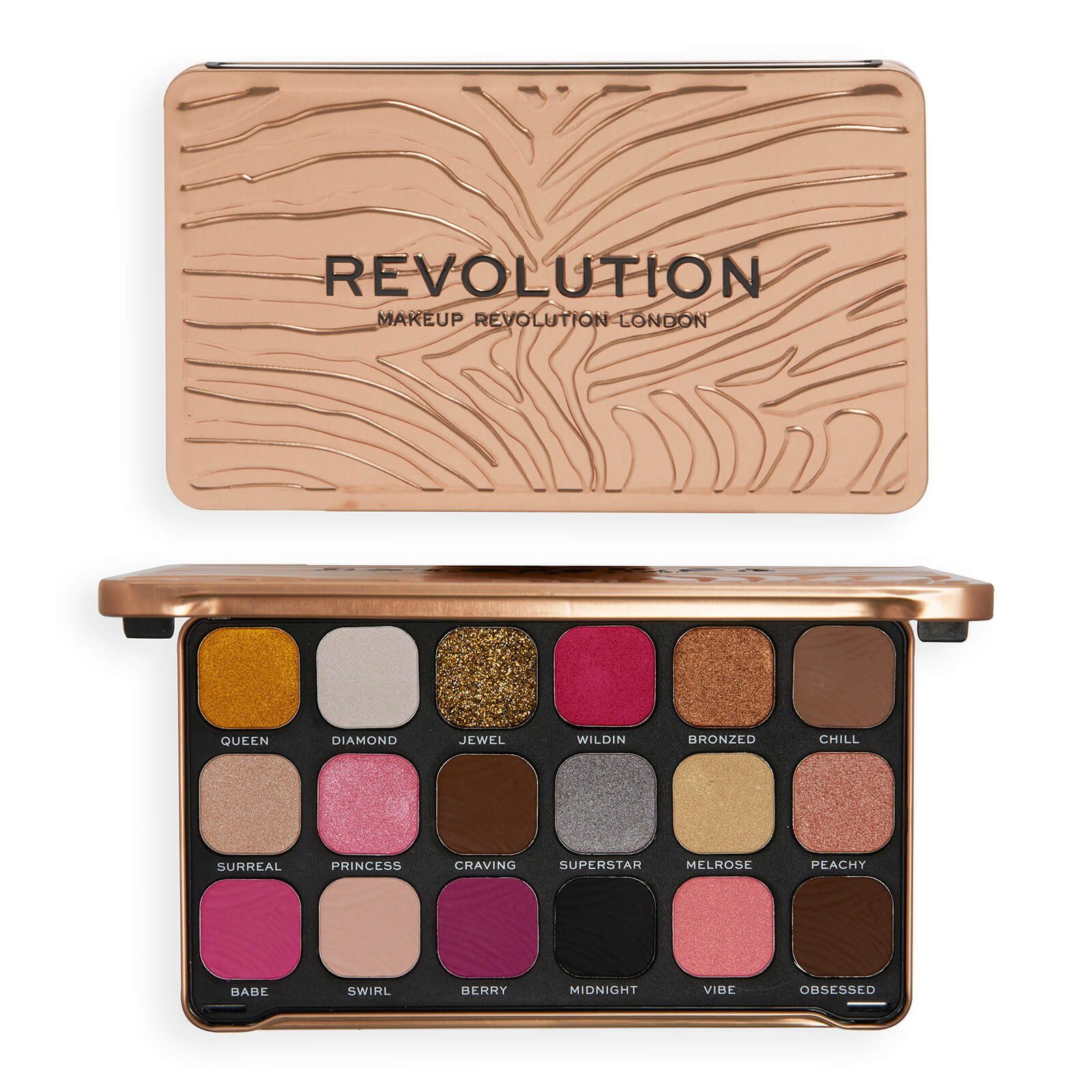 Revolution Forever Flawless Shadow Palette - Bare Pink