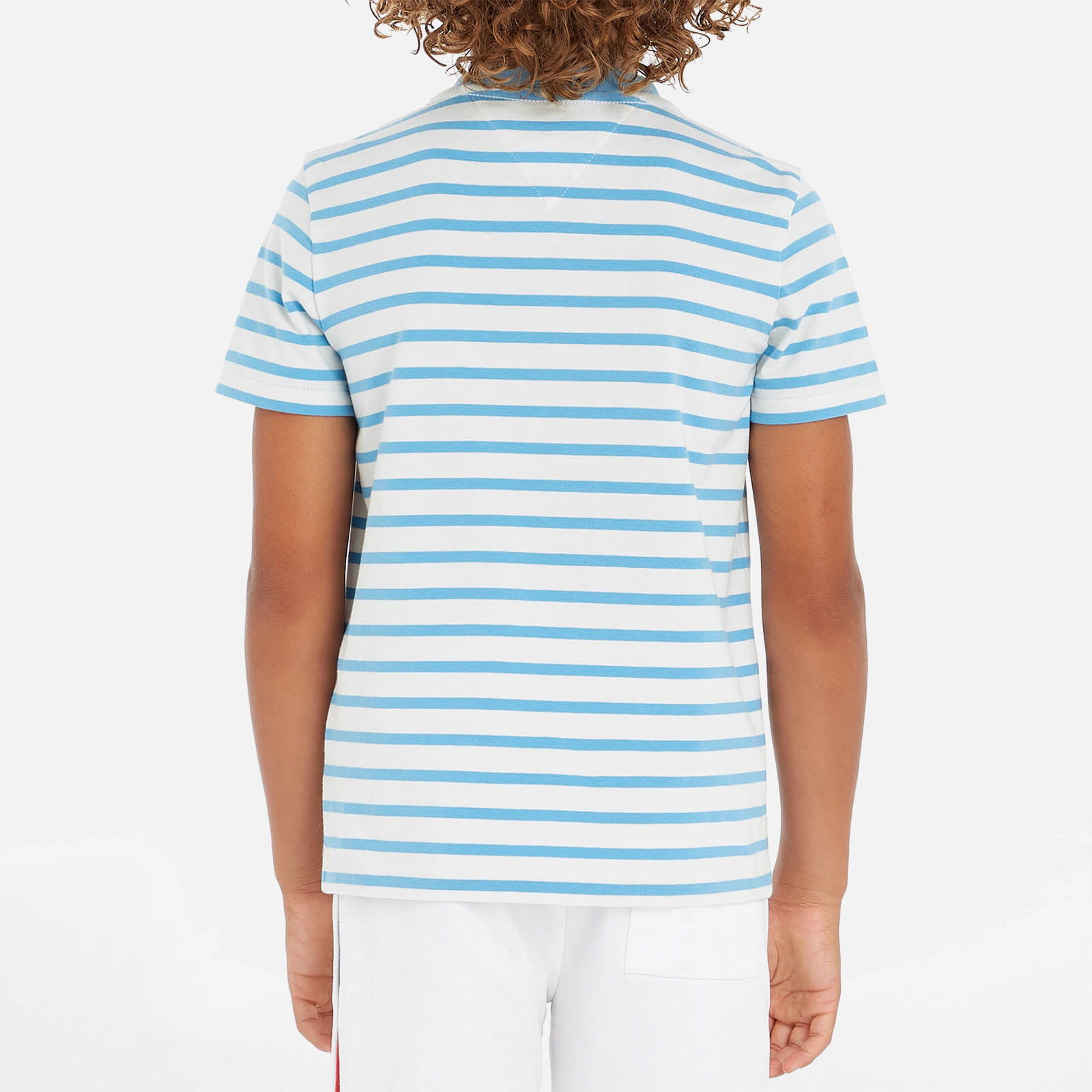 Tommy Hilfiger Boys' Breton Pocket Stripe Cotton-Blend T-Shirt - 12 Years