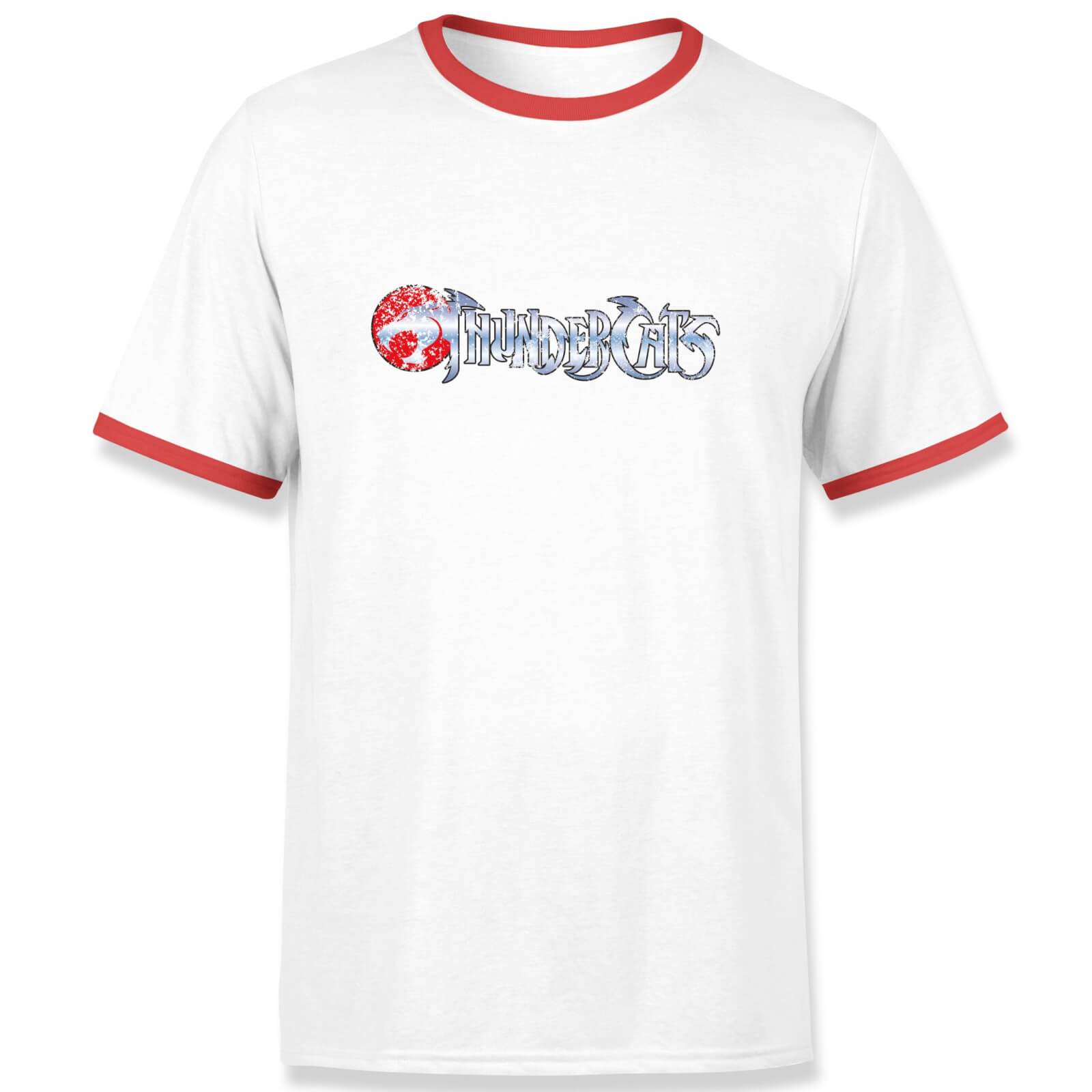 Thundercats Logo Ringer T-Shirt - White/Red - XXL - White/Red