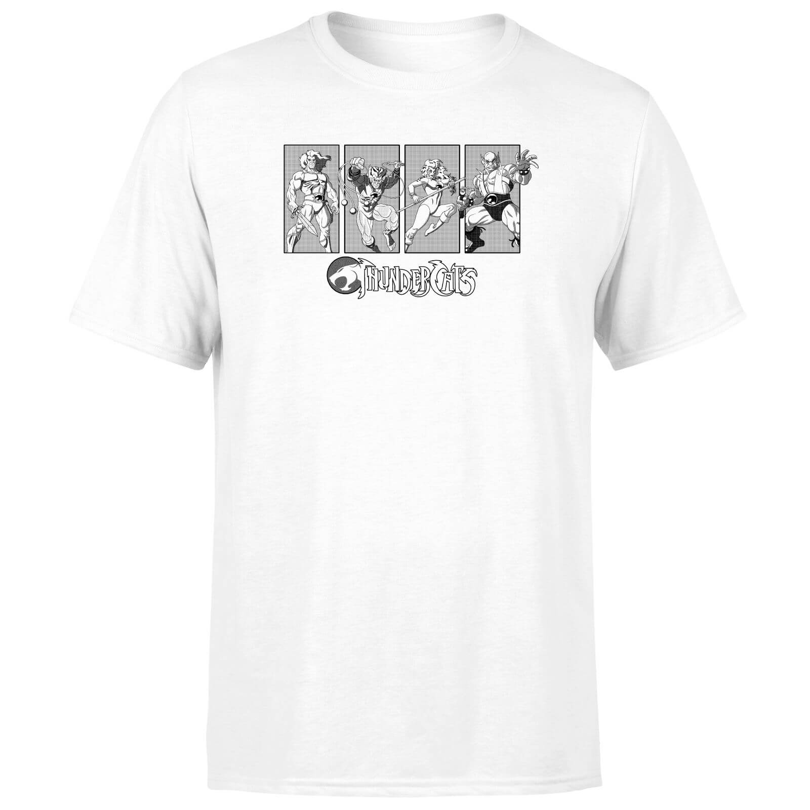 Thundercats Character Panels Unisex T-Shirt - White - XXL - Bianco