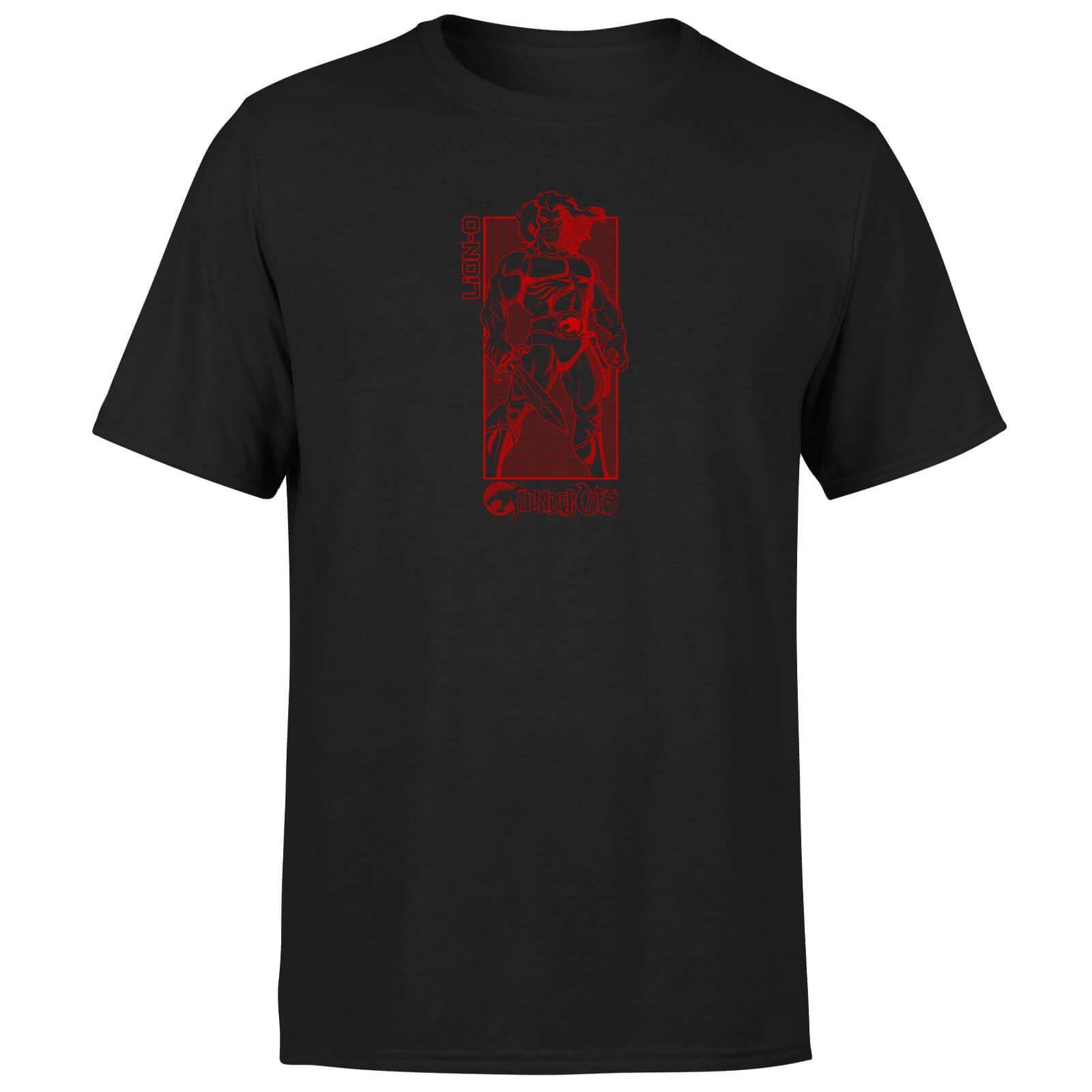 Thundercats Lion-O Red Unisex T-Shirt - Black - S - Black